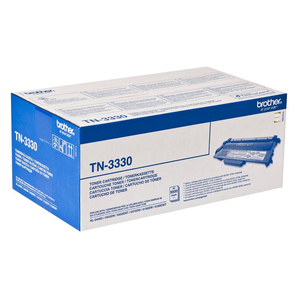 Rca Informatique - image du produit : TN-3330 KIT TONER 3000 PG F/ HL5440D/5450DN/5470DW