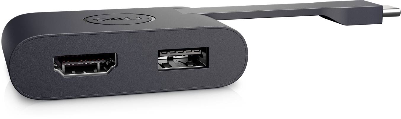 Rca Informatique - image du produit : DELL USB-C TO HDMI 2.0 / USB-A 3.0 ADAPTER