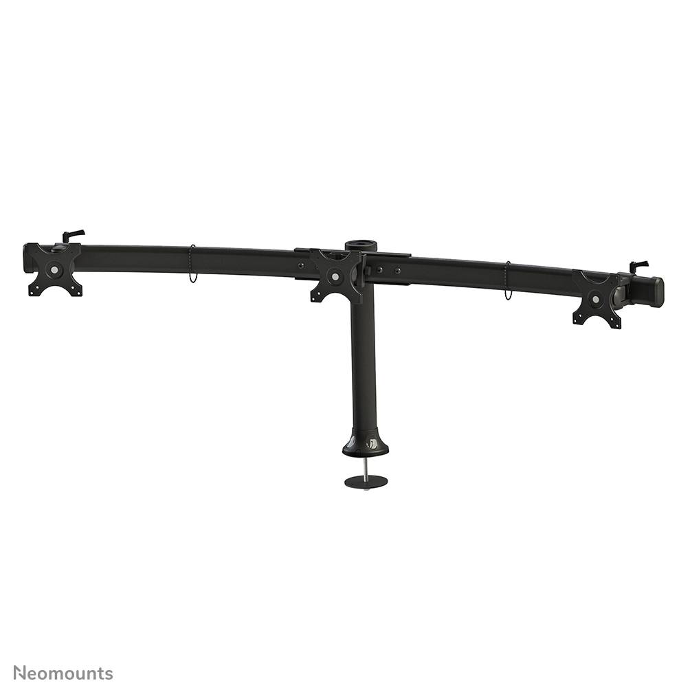 Rca Informatique - image du produit : DESK MOUNT TRIPLE 10-27IN BLACK STND.MAX 24KG.VESA75X75TO100X100