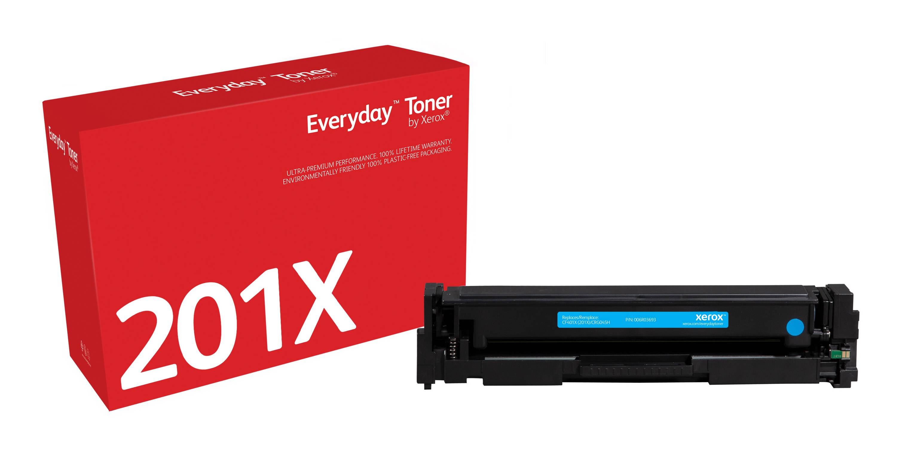 Rca Informatique - Image du produit : HIGH YIELD CYAN TONER CARTRIDGE LIKE HP 201X FOR COLOR LASERJET