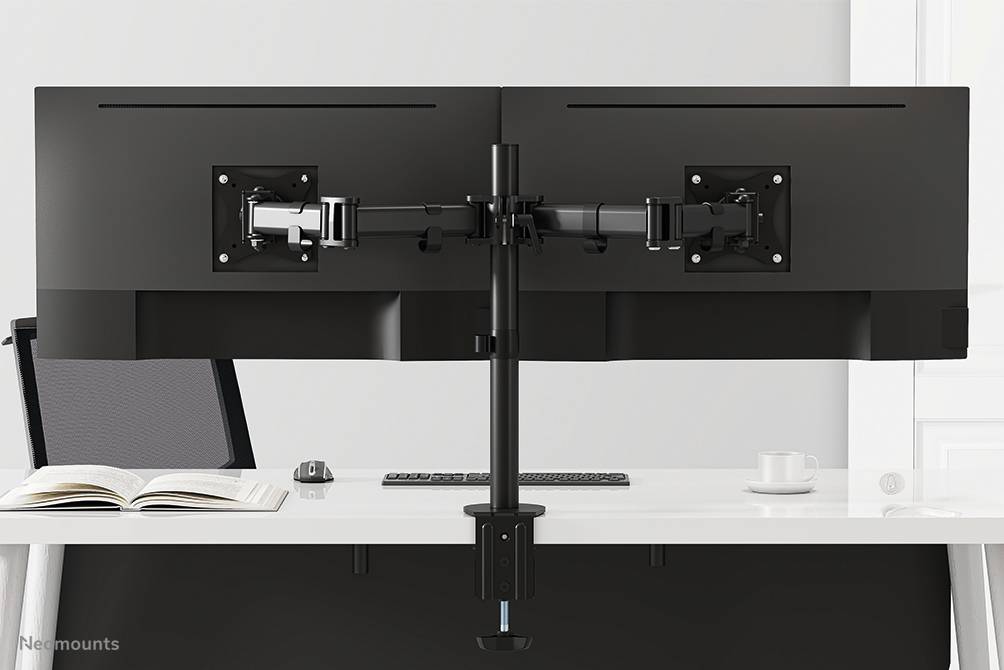 Rca Informatique - image du produit : DESK MOUNT 10-27IN TLT/ROT/SWI CLMP/GRM.MAX16KG.75X75TO100X100M