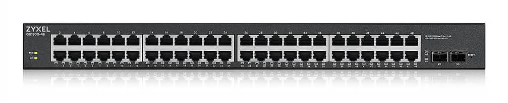 Rca Informatique - image du produit : GS1900-48HP V2 48 PORT GBE L2 POE+ SMART SWITCH