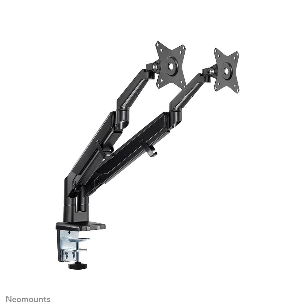 Rca Informatique - image du produit : NEWSTAR DESK MOUNT ULTRA FLAT (CLAMP/GROMMET) BLACK 17-27IN