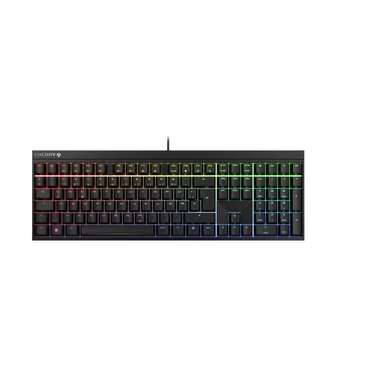 Rca Informatique - Image du produit : CHERRY MX 2.0S RGB KEYBOARD CORDED MECHANICAL BLACK