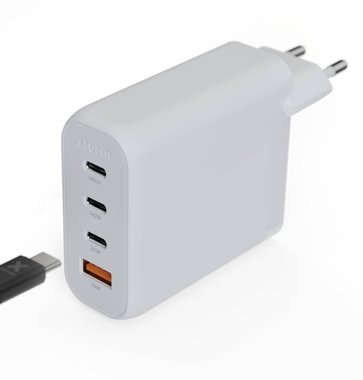 Rca Informatique - image du produit : WALL CHARGER GAN2 140W XTORM - WHITE