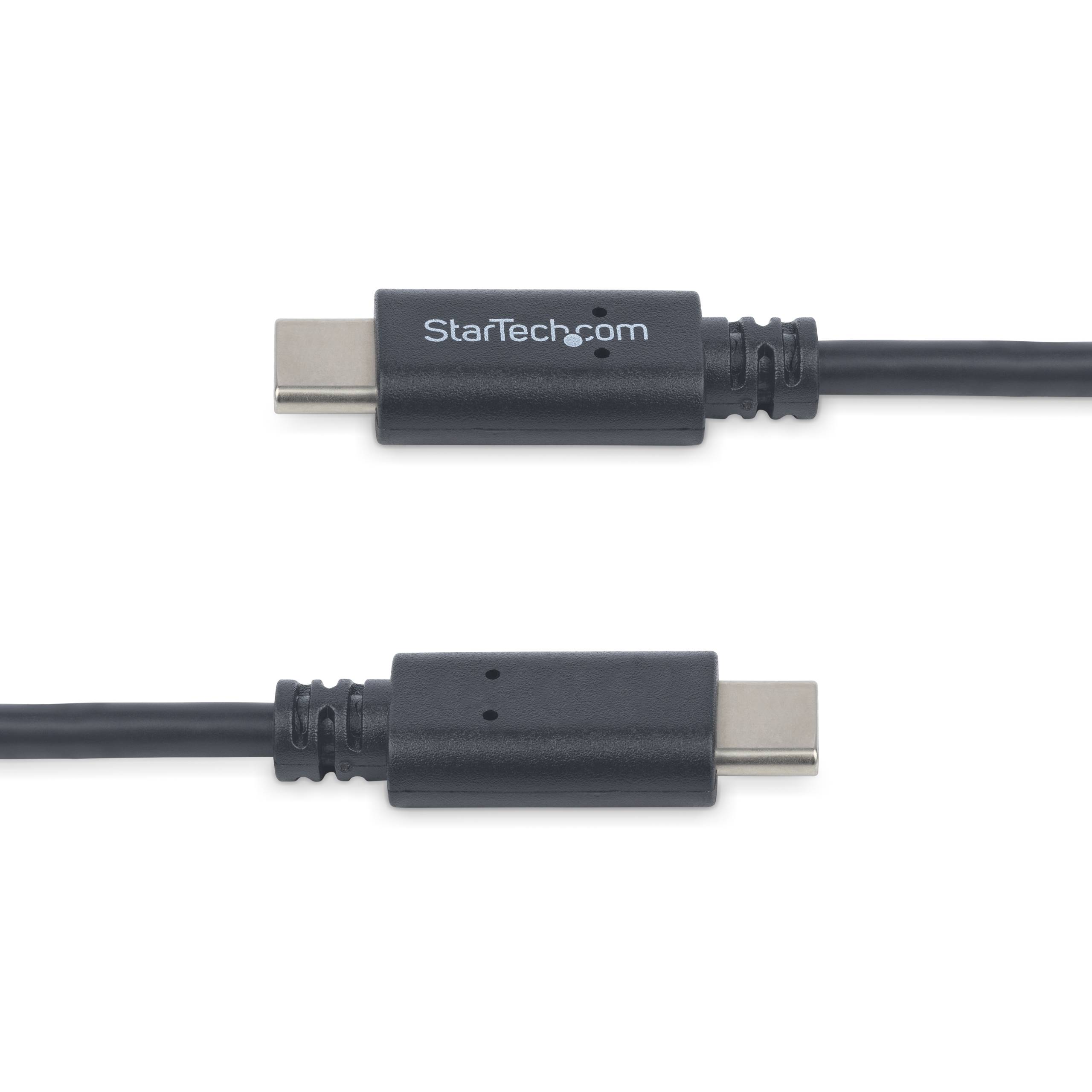 Rca Informatique - image du produit : CBLE USB 2.0 USB-C VERS USB-C DE 1 M - M/M - NOIR