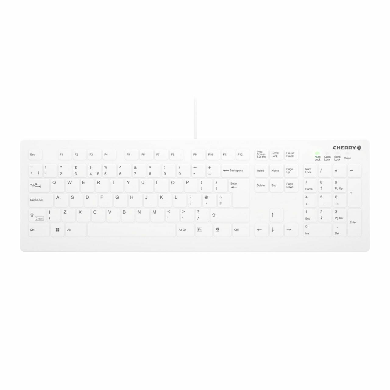 Rca Informatique - Image du produit : AK-C8112 MEDICAL KEYBOARD WHITE