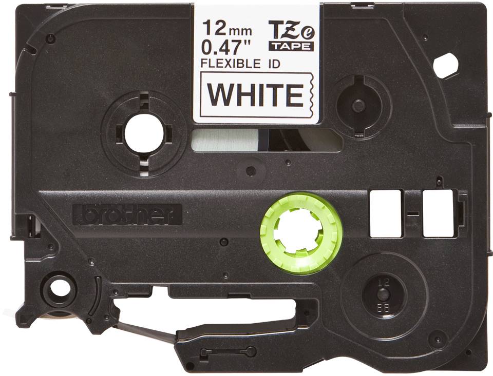 Rca Informatique - image du produit : TZEFX231 LAMINATED TAPE 12MM 8M NOIR/BLANC