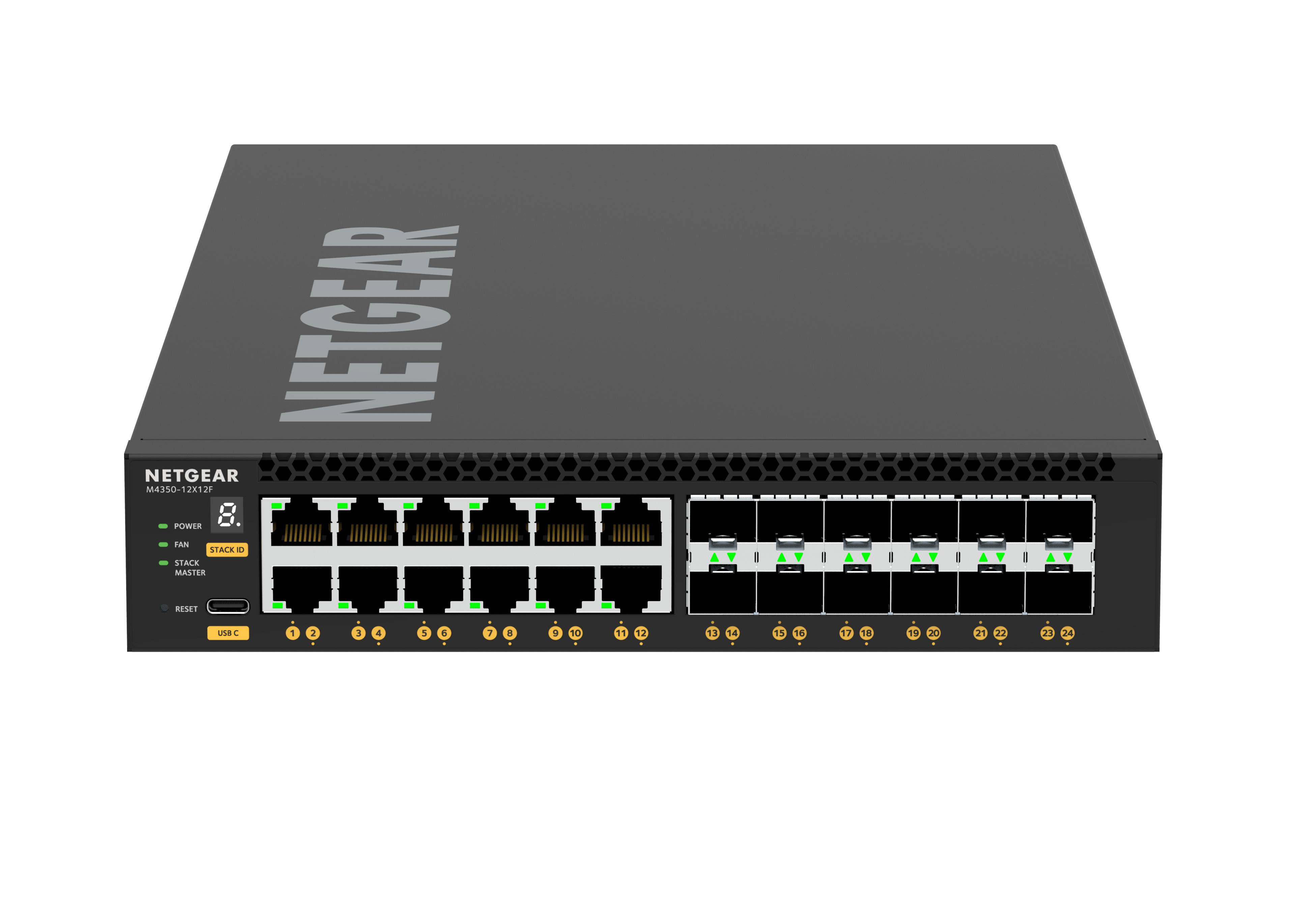 Rca Informatique - Image du produit : 24PT M4350-12X12F MANAGED SWITCH