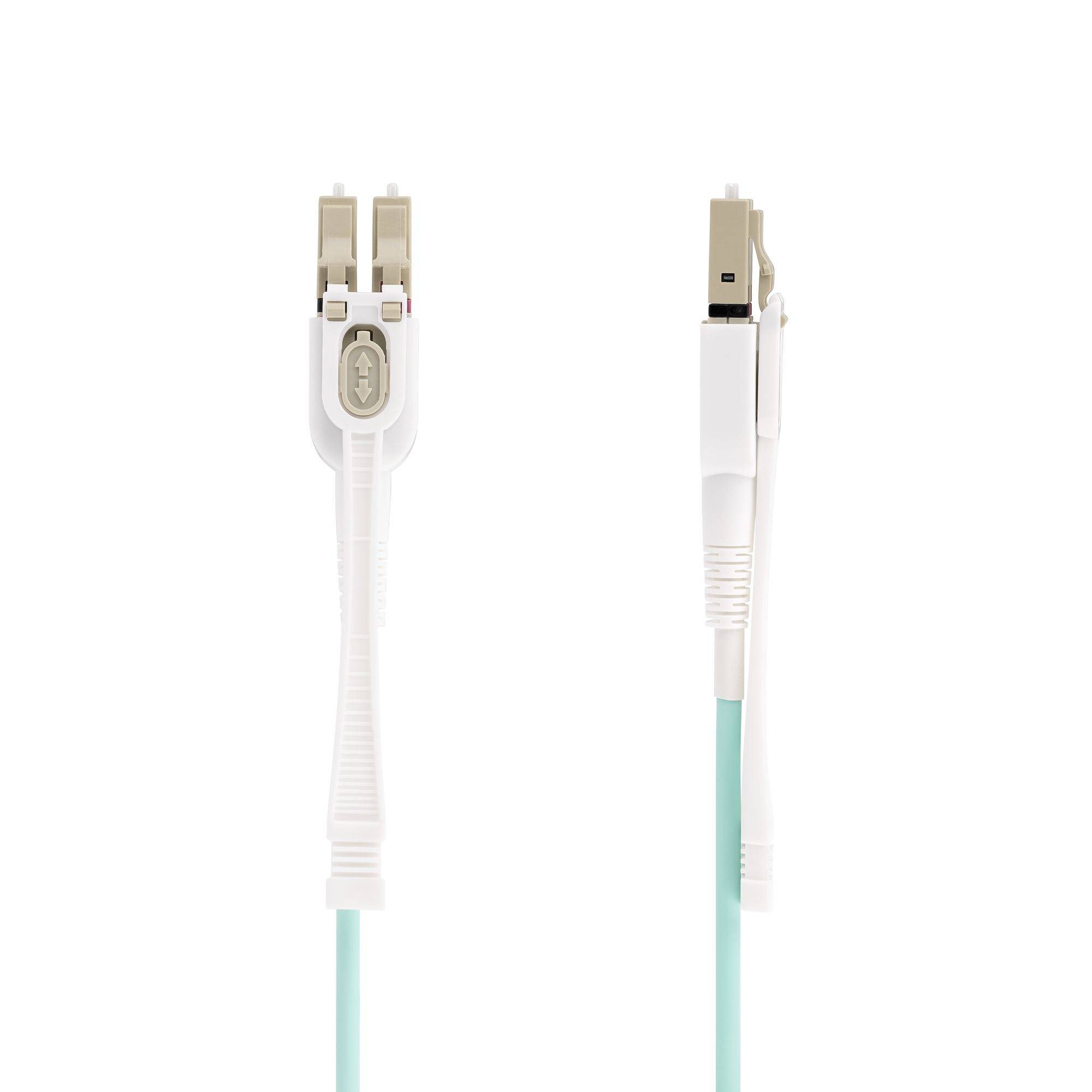 Rca Informatique - image du produit : OM4 LC/LC MULTIMODE FIBER CABLE LSZH - 50/125 100G