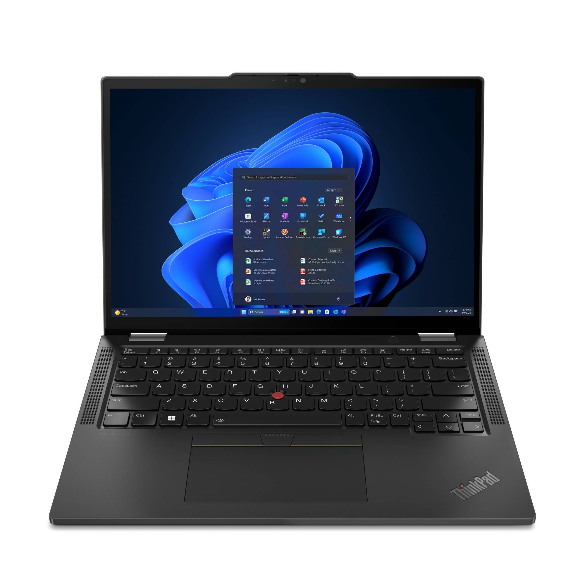 Rca Informatique - image du produit : THINKPAD X13 2IN1 ULTRA 5 125U 512GB 16GB 13IN NOOD W11P