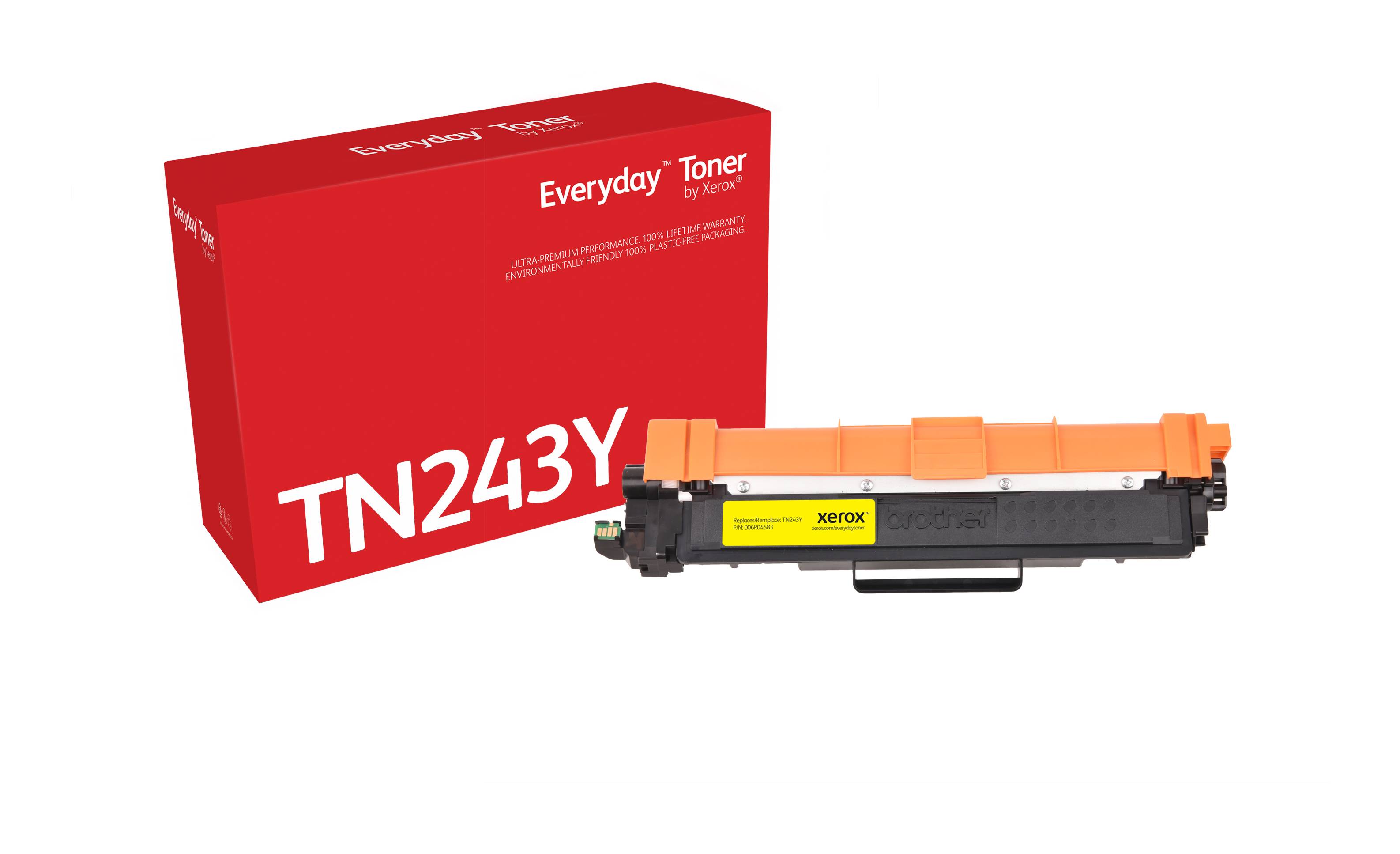 Rca Informatique - Image du produit : EVERYDAY YELLOW TONER COMPATIBLE WITH BROTHER TN-243Y