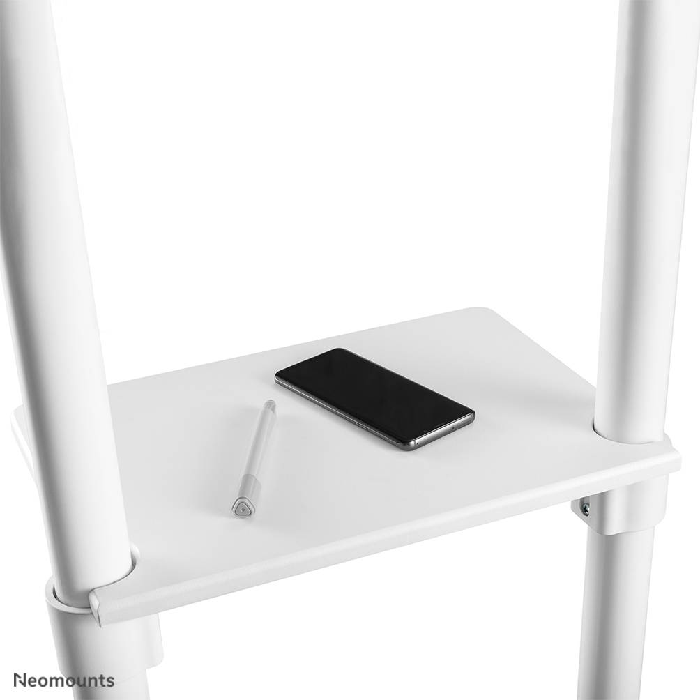 Rca Informatique - image du produit : NEWSTAR MOBILE FLAT SCREENFLOOR STAND HEIGHT 160CM WHT 37-70IN