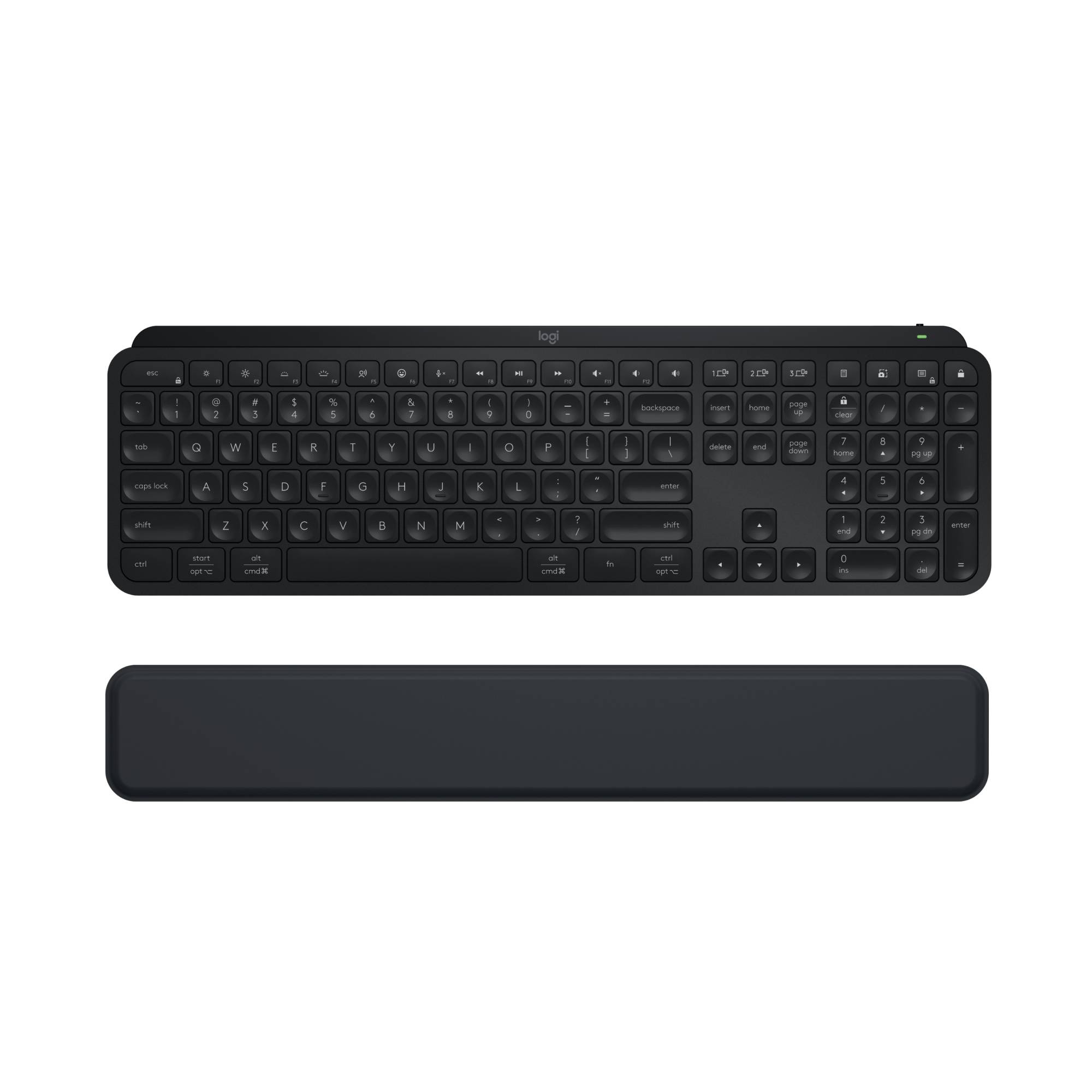 Rca Informatique - image du produit : MX KEYS S COMBO - GRAPHITE FRA - BT - N/A - CENTRAL-419