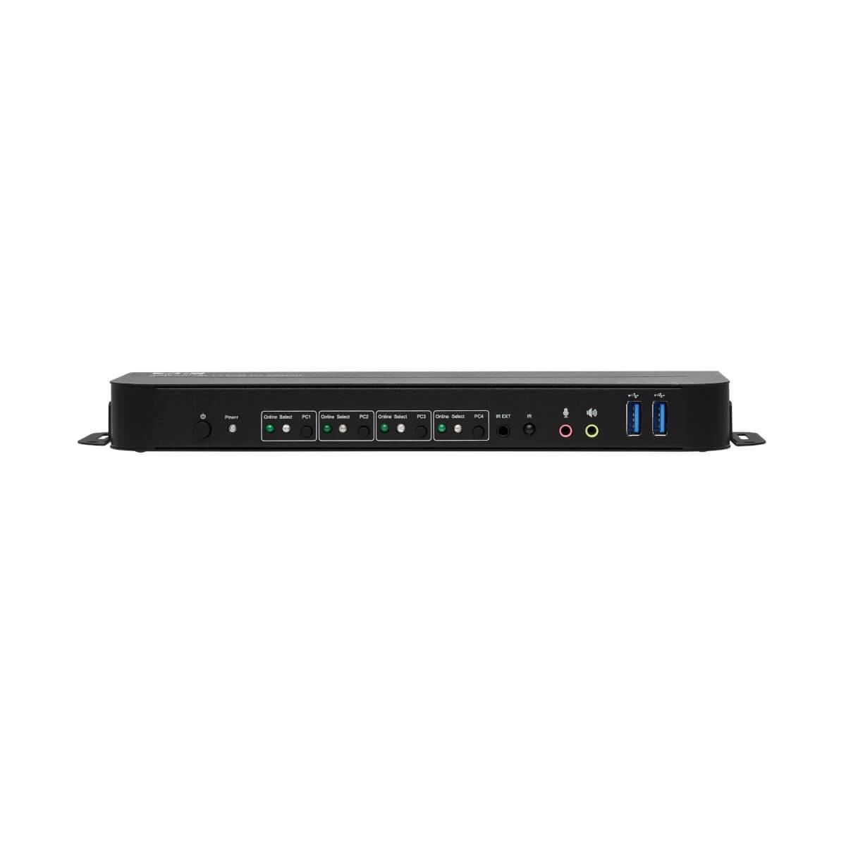 Rca Informatique - image du produit : 4PT DSPLYPRT/USB KVM SWITCH 4K 60HZ HDR HDCP 2.2DP 1.4USB SHARE