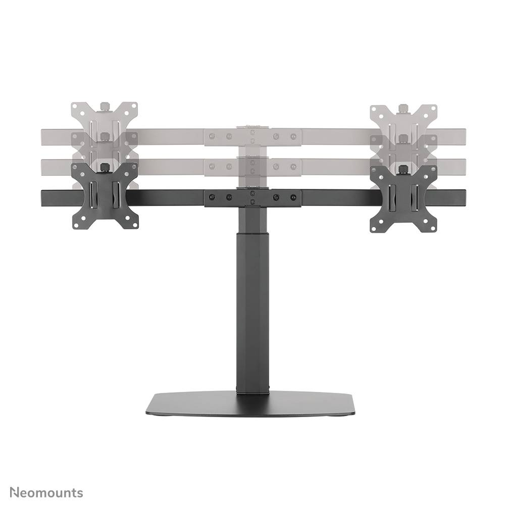 Rca Informatique - image du produit : DESK MOUNT DUAL 19-27IN BLACK STAND 75X75TO100X100