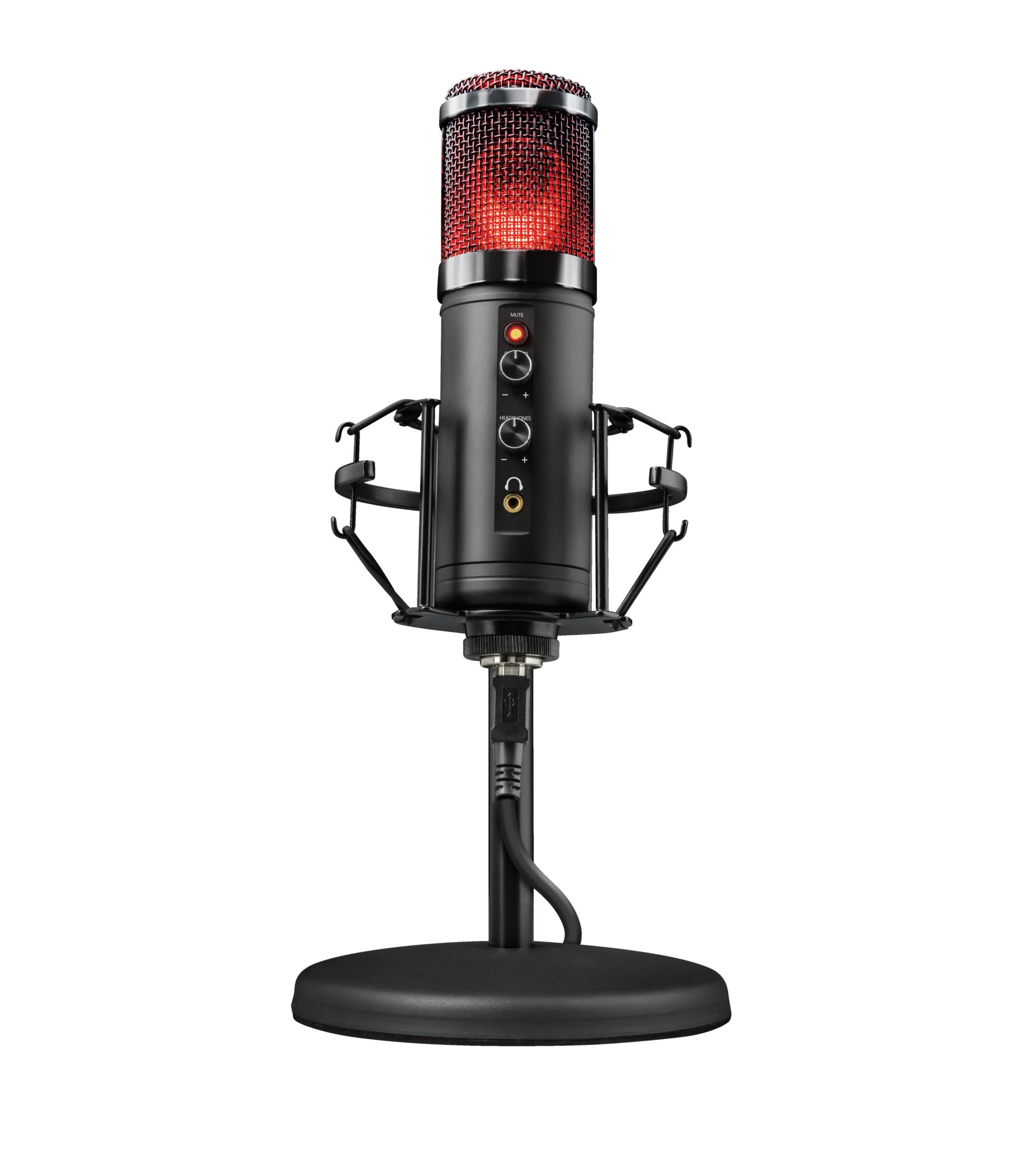 Rca Informatique - image du produit : GXT256 EXXO STREAMING MICROPHONE BQ 8