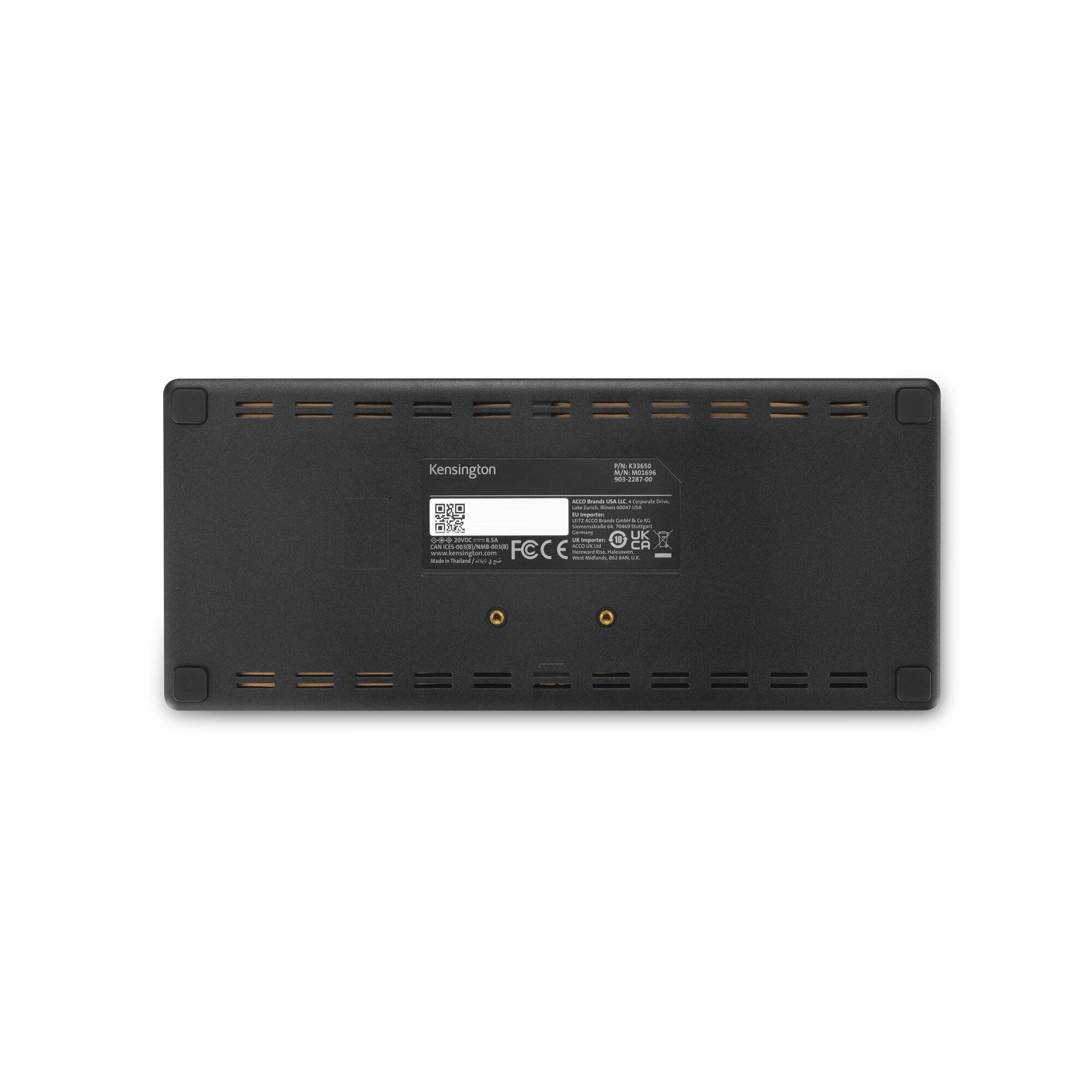 Rca Informatique - image du produit : KENSINGTON SD4781P USB-C USB-A DUAL 4K DOCKING STATION