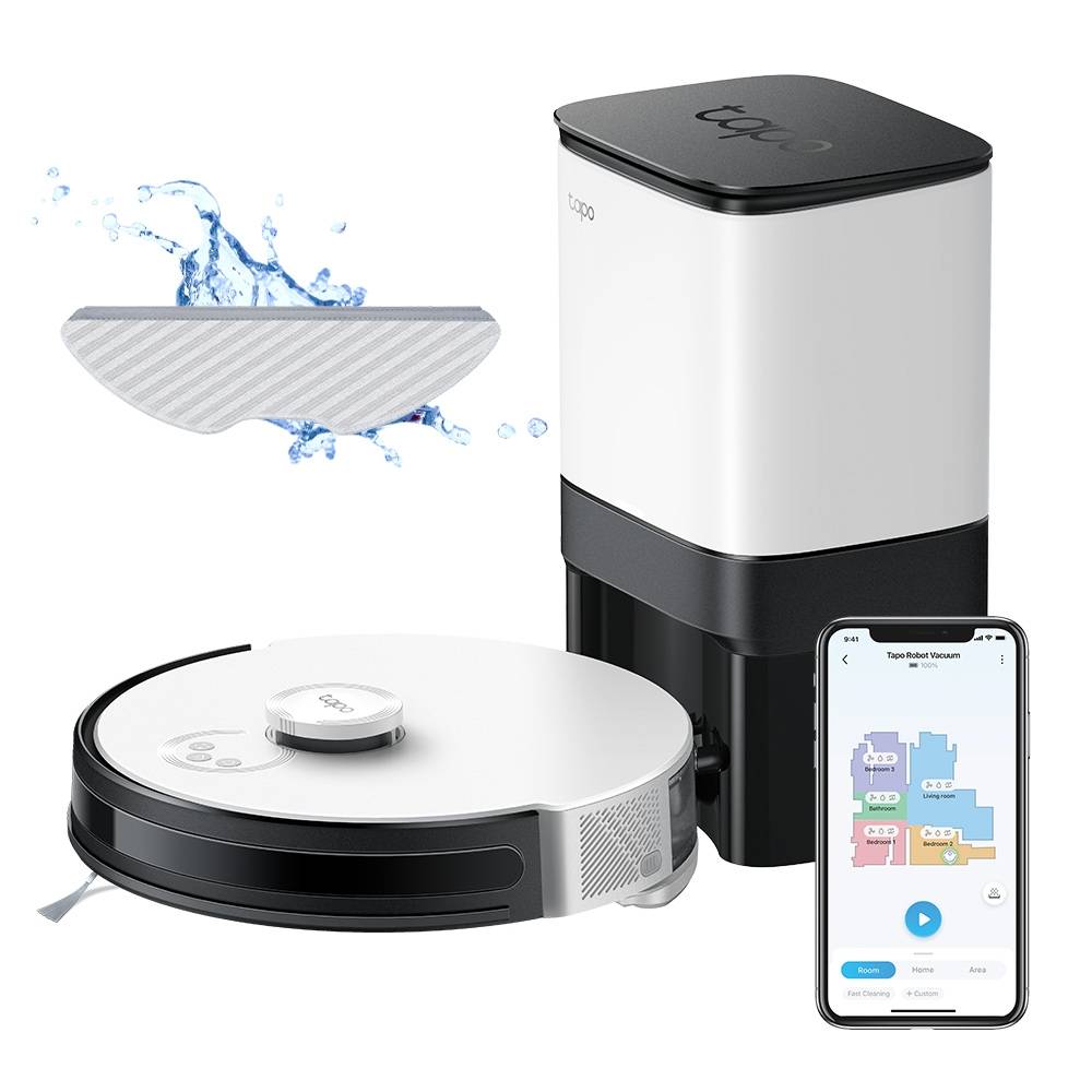 Rca Informatique - image du produit : LIDAR NAVIGATION ROBOT VACUUM MOP + SMART AUTO-EMPTY DOCK