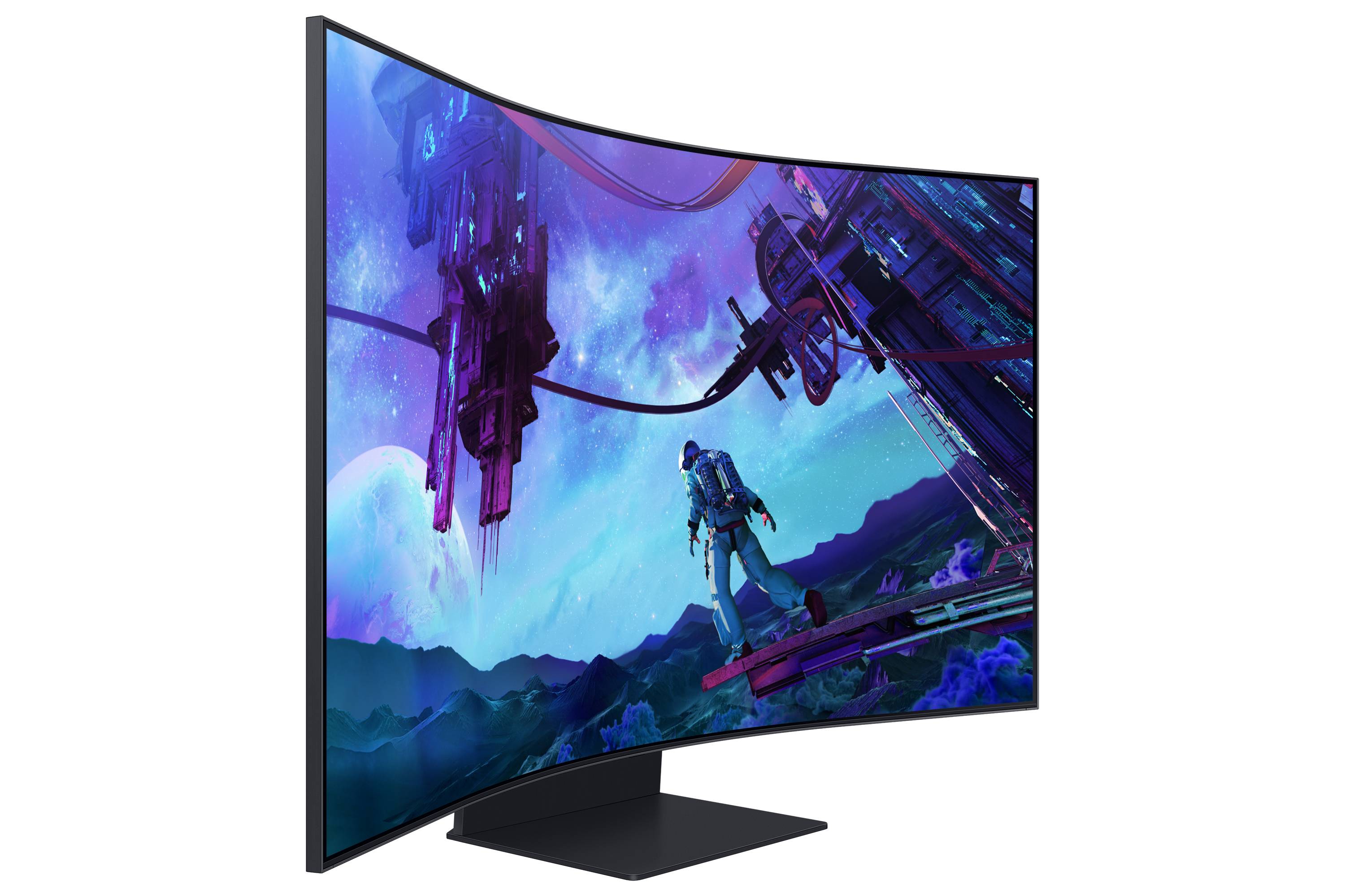 Rca Informatique - image du produit : SAMSUNG ODYSSEY ARK G970NU 55IN 16:9 CURVED (1000R) MINILED (105