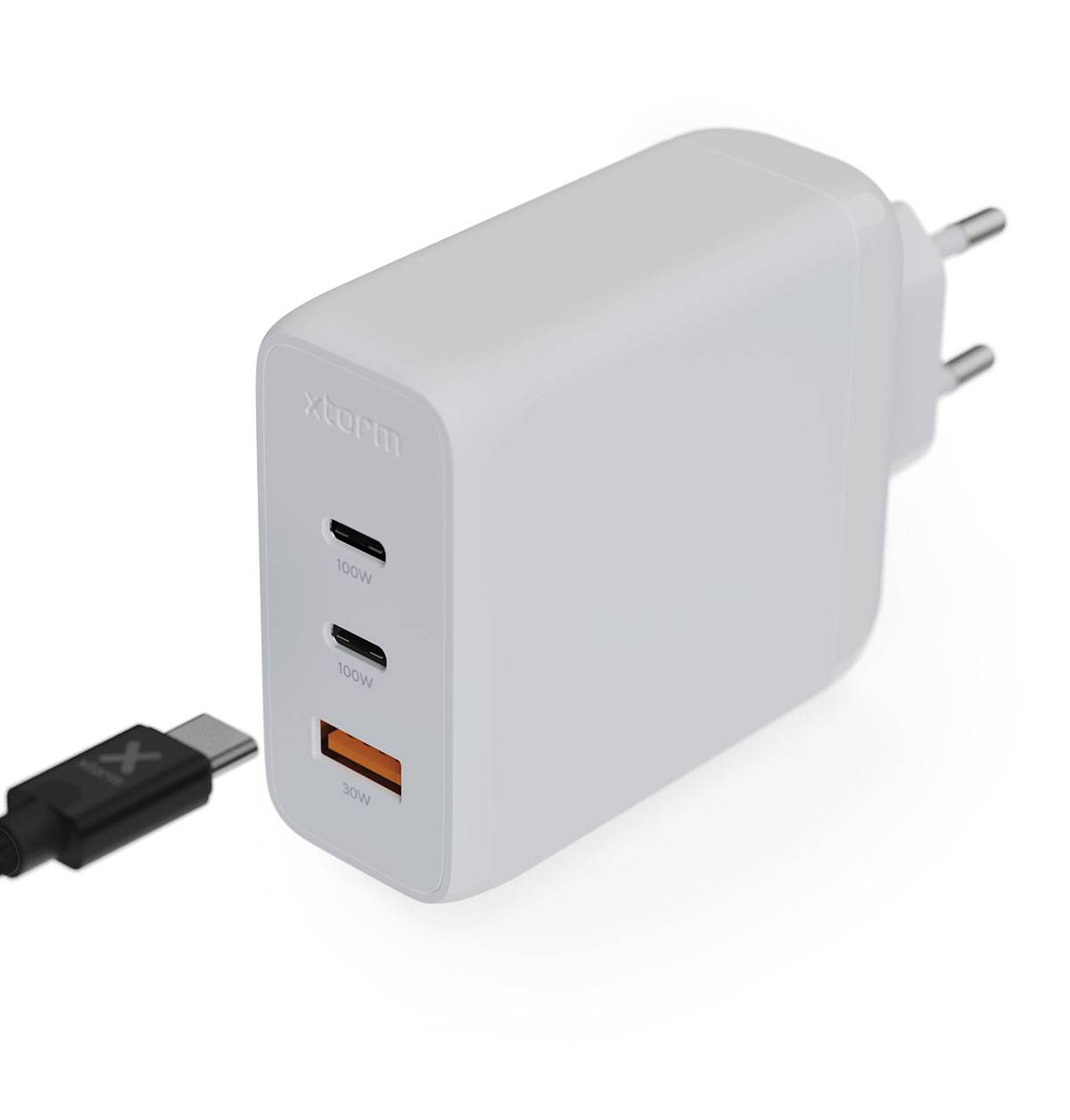 Rca Informatique - image du produit : WALL CHARGER GAN2 100W XTORM - WHITE