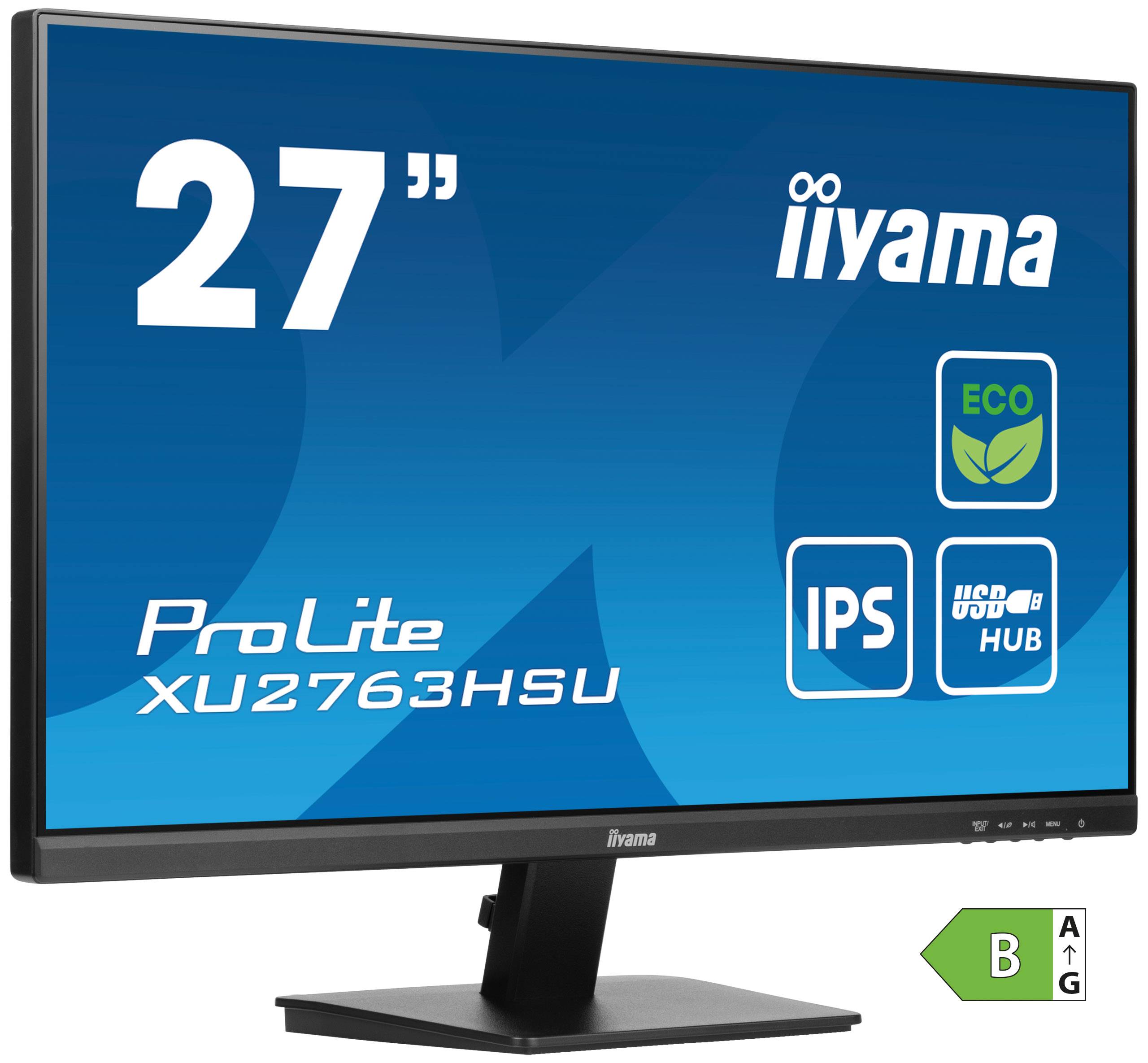 Rca Informatique - image du produit : XU2763HSU-B1 27IN IPS FHD 250CD/3MS/HDMI/DP/2USB