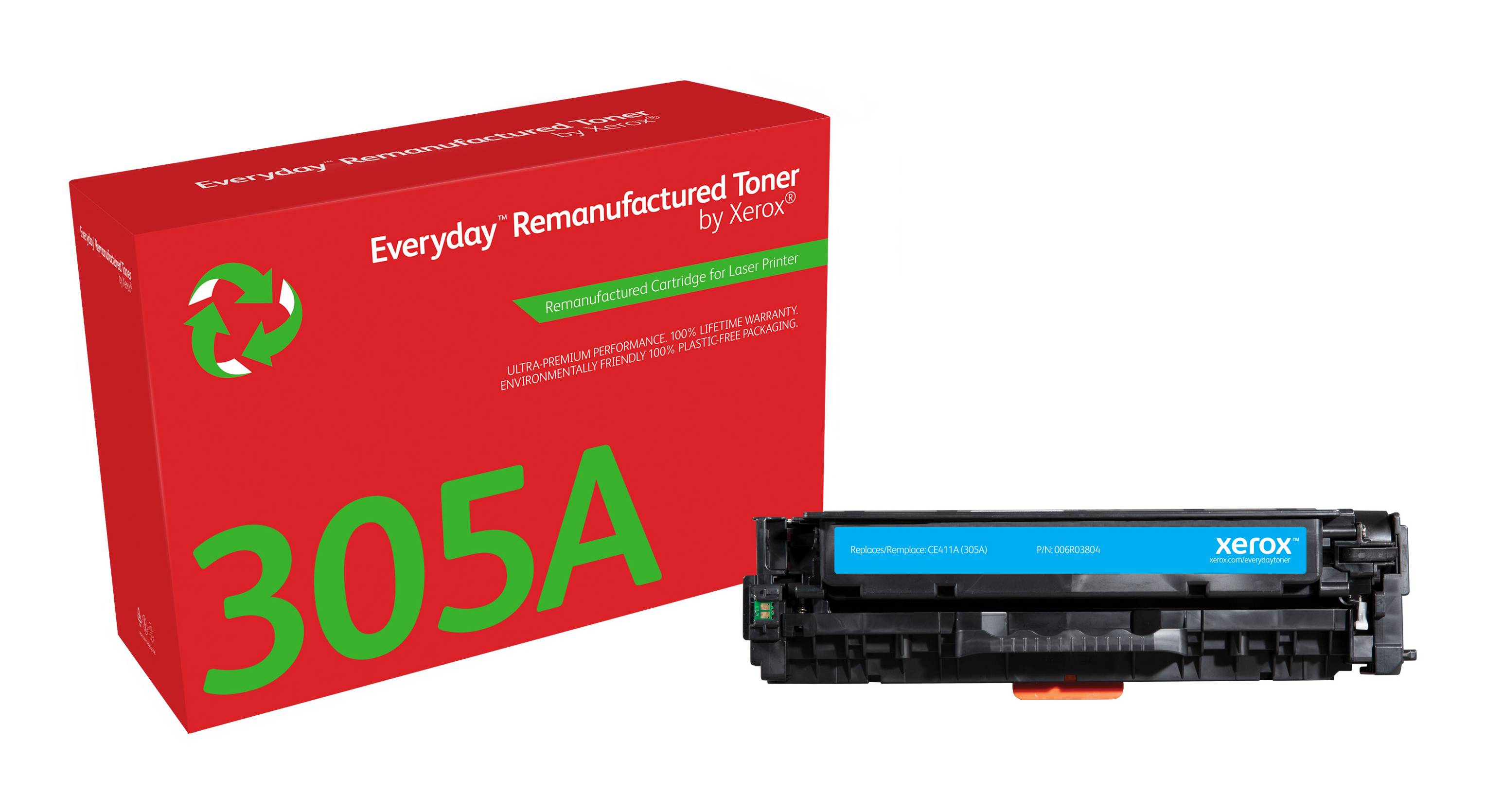 Rca Informatique - Image du produit : CYAN TONER CARTRIDGE EQUIVALENT TO HP 305A FOR COLOR LASERJET