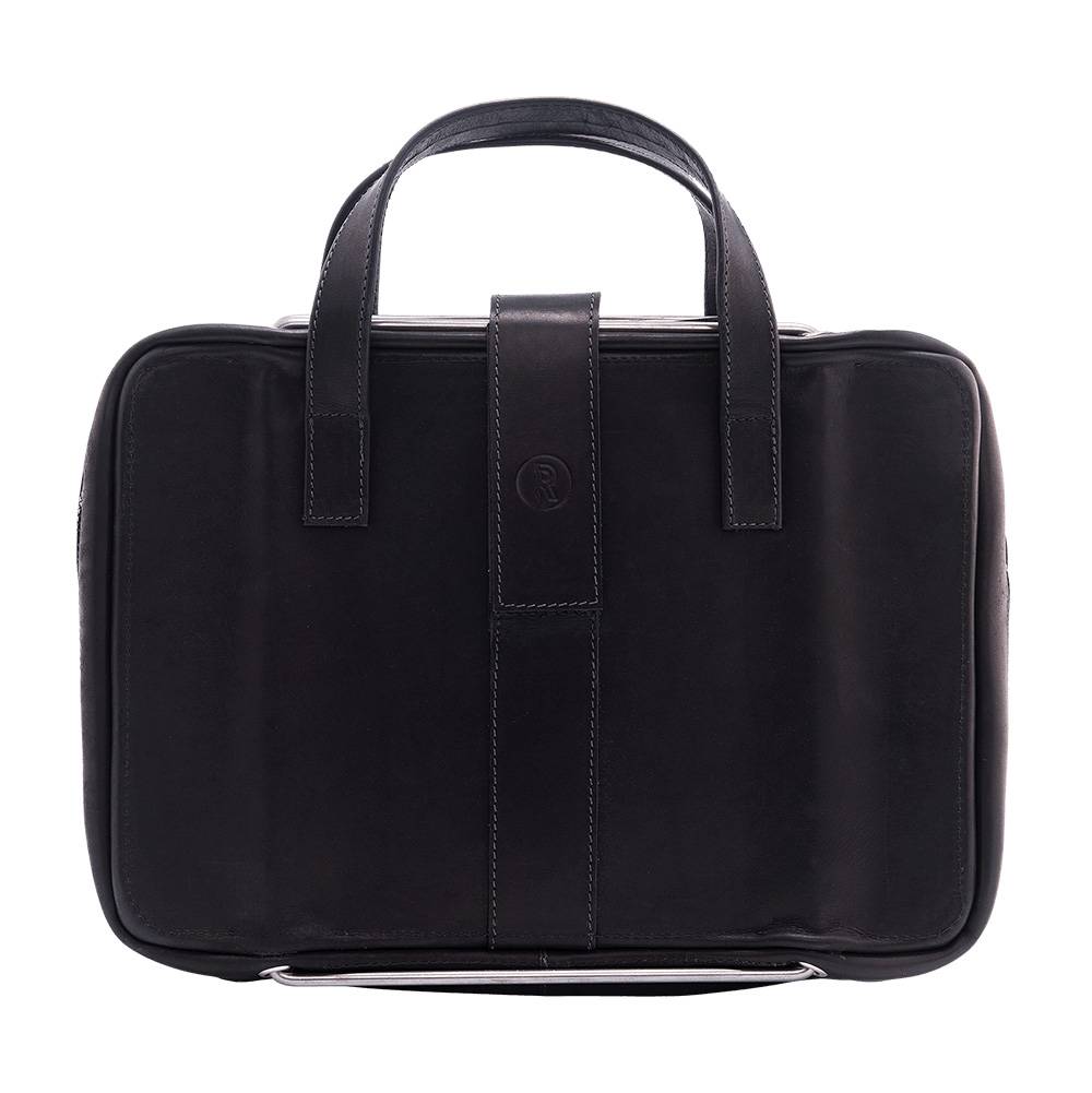 Rca Informatique - image du produit : VIVA LAPTOP BAG 15.6IN BLACK- FULL GRAIN LEATHER BLACK