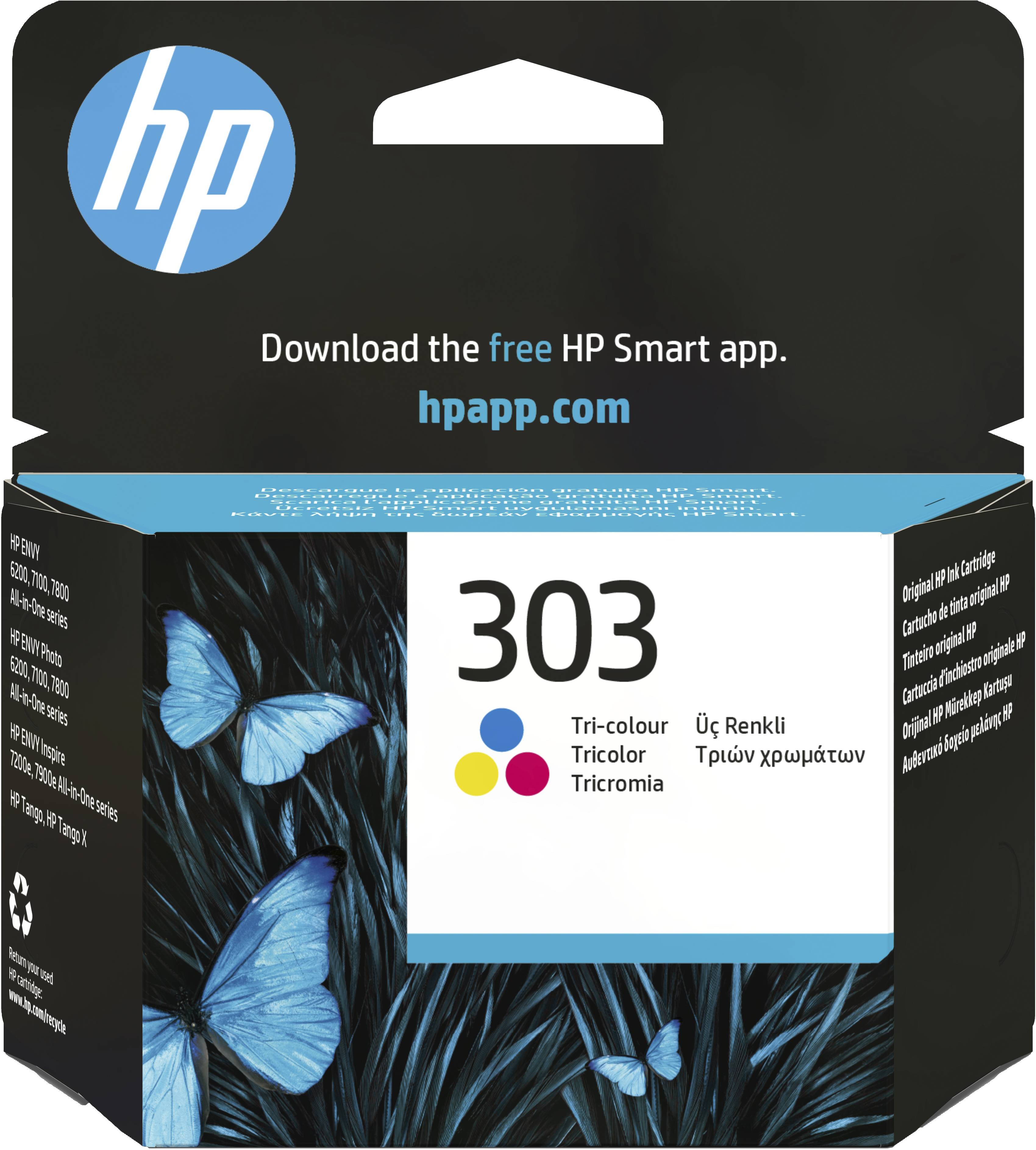 Rca Informatique - image du produit : ORIGINAL HP 303 TRI-COLOUR INK CARTRIDGE