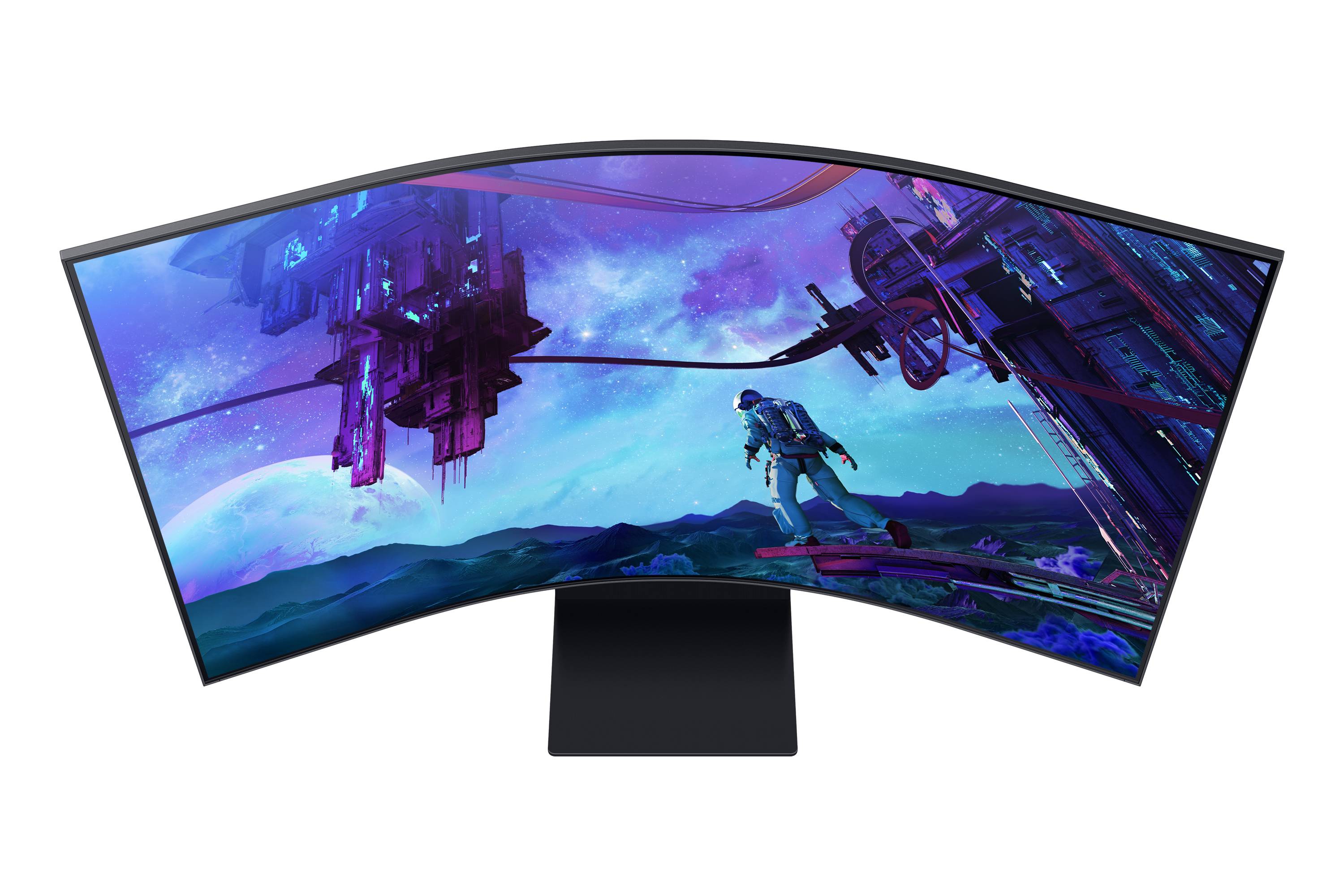 Rca Informatique - image du produit : SAMSUNG ODYSSEY ARK G970NU 55IN 16:9 CURVED (1000R) MINILED (105