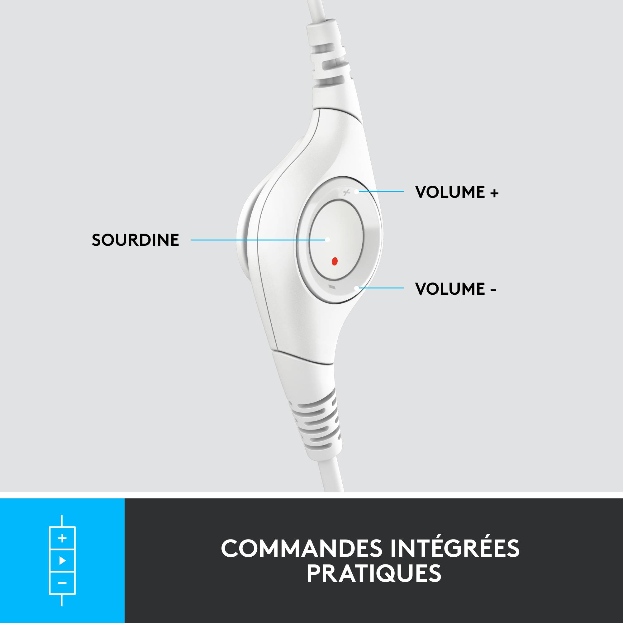 Rca Informatique - image du produit : H390 USB COMPUTER HEADSET -OFF-WHITE-EMEA-914