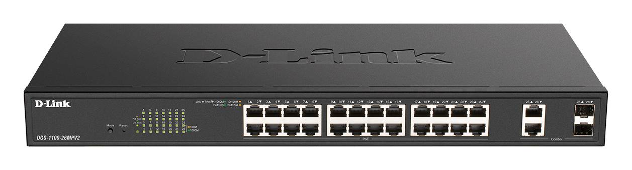 Rca Informatique - Image du produit : 26-PORT POE+ GB SMART MANAGED SWITCH