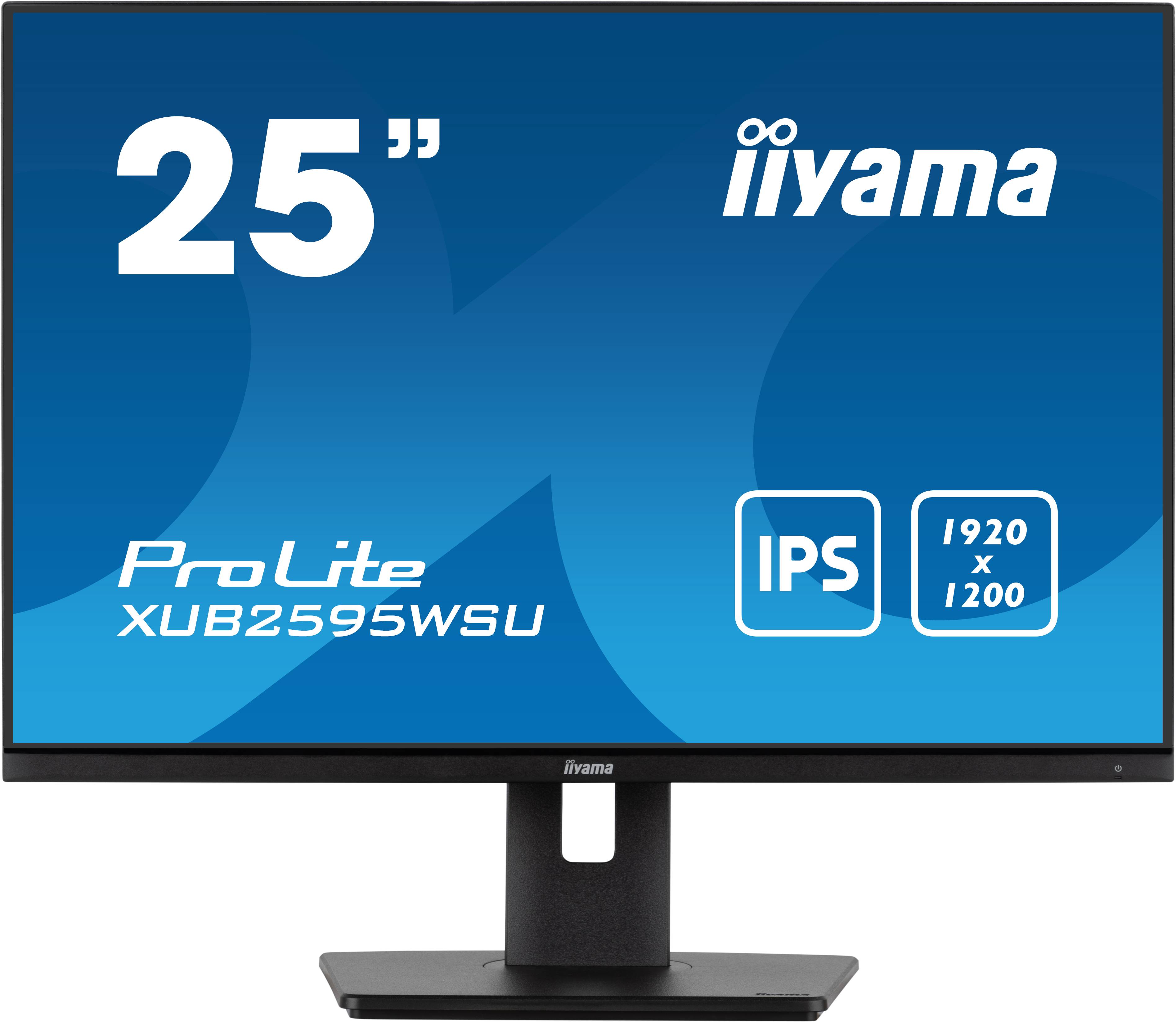 Rca Informatique - Image du produit : XUB2595WSU-B5 25IN IPS FHD 300CD/4MS/HDMI/VGA/DP/2USB/HAS