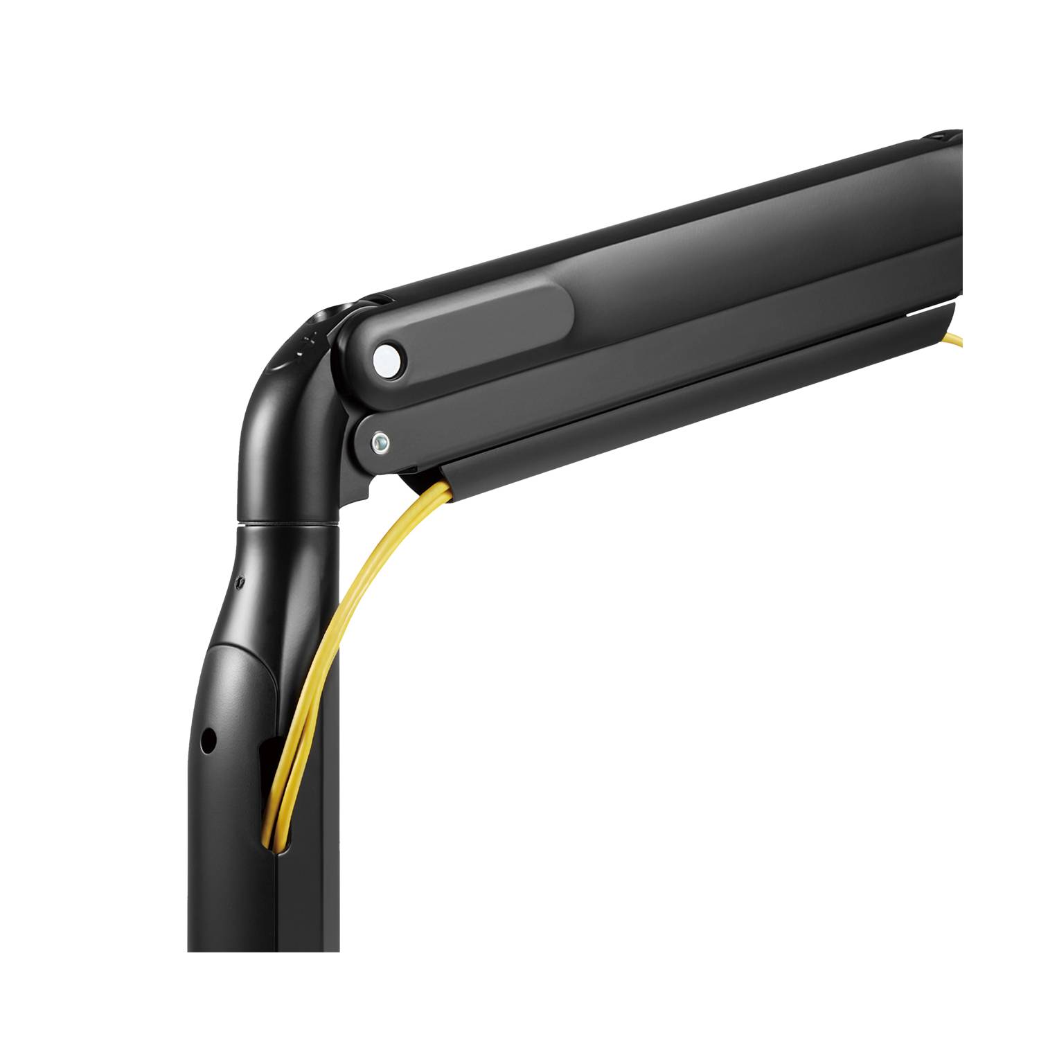 Rca Informatique - image du produit : DUAL MONITOR GAS SPRING MOUNT ERGO CROSSBAR HANDLE FULL MOTION