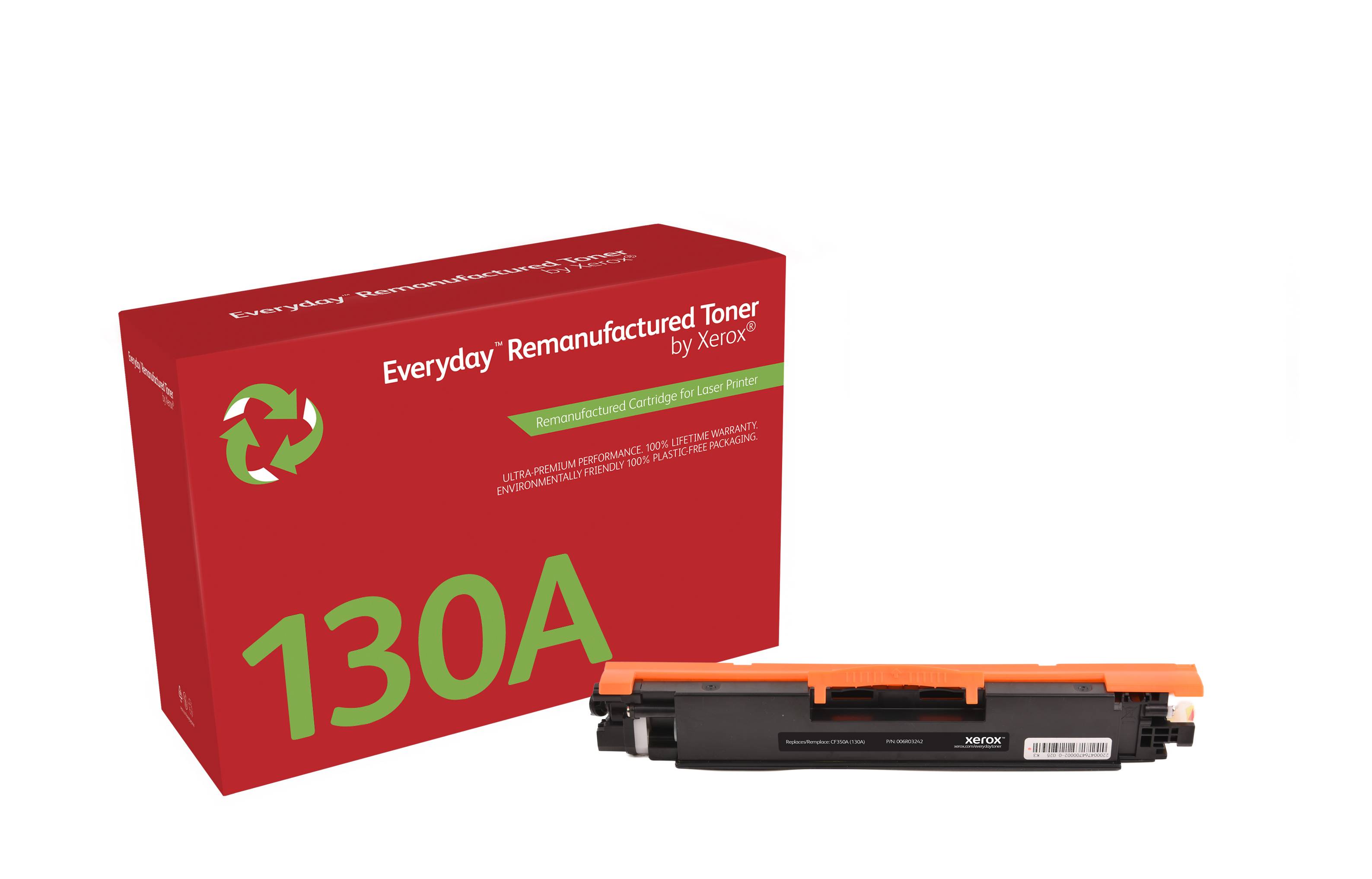 Rca Informatique - image du produit : HP 130A BLACK TONER CARTRIDGE HP CLJ PRO M176 MFP M177 MFP