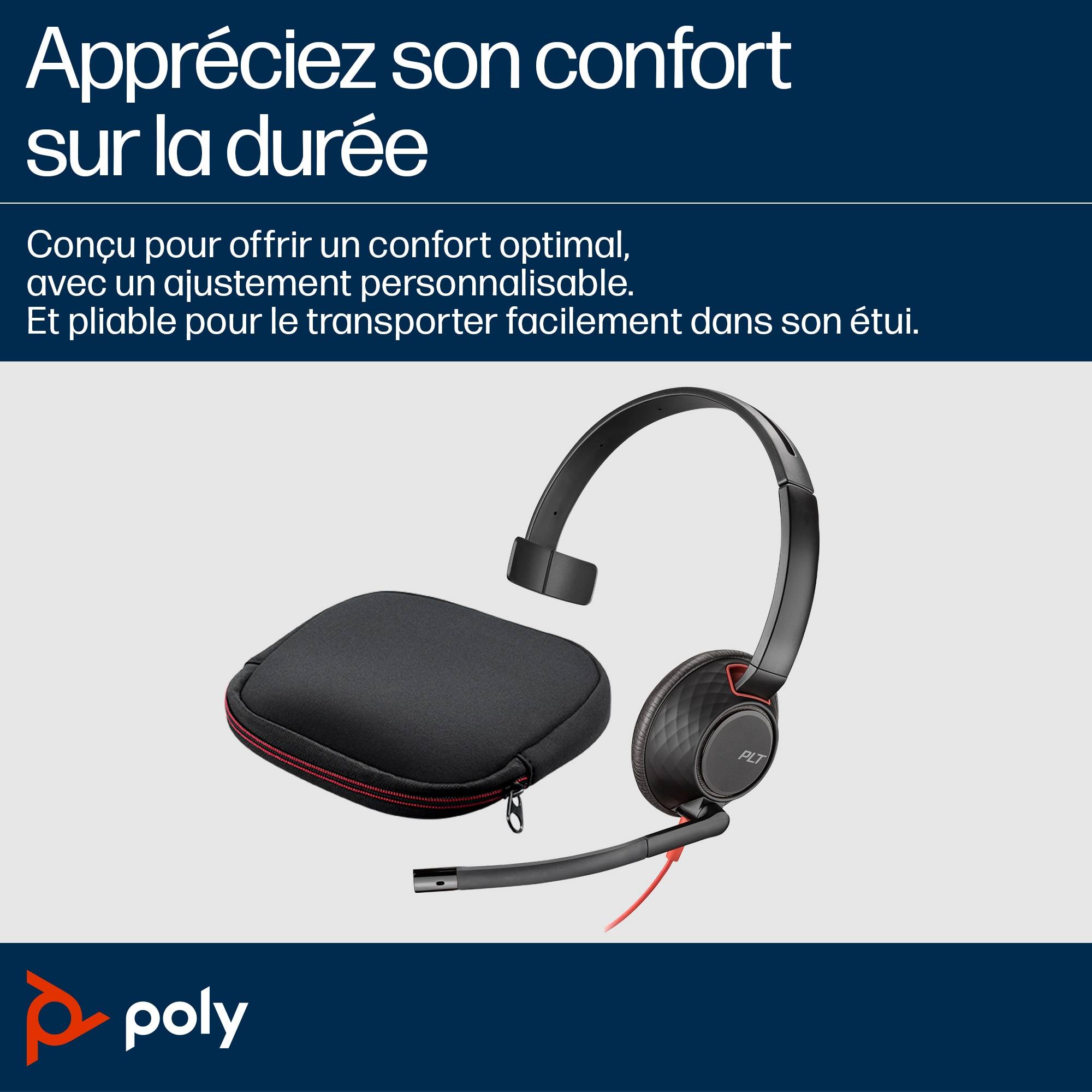 Rca Informatique - image du produit : POLY BW 5210 USB-C HS +3.5MMP +USB-C/A