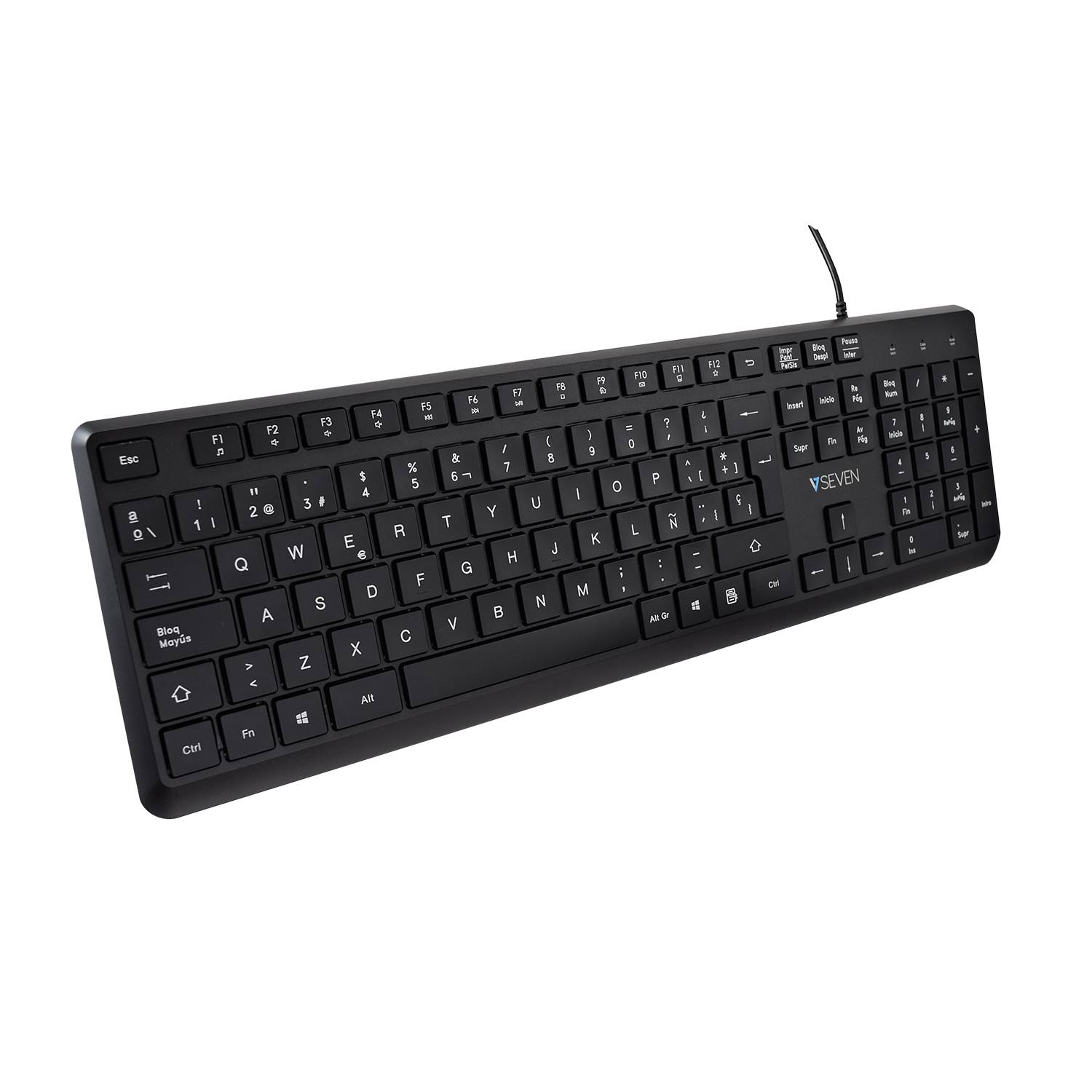 Rca Informatique - image du produit : USB PRO KEYBOARD ES QWERTY ES SPANISH LASERED KEYCAP