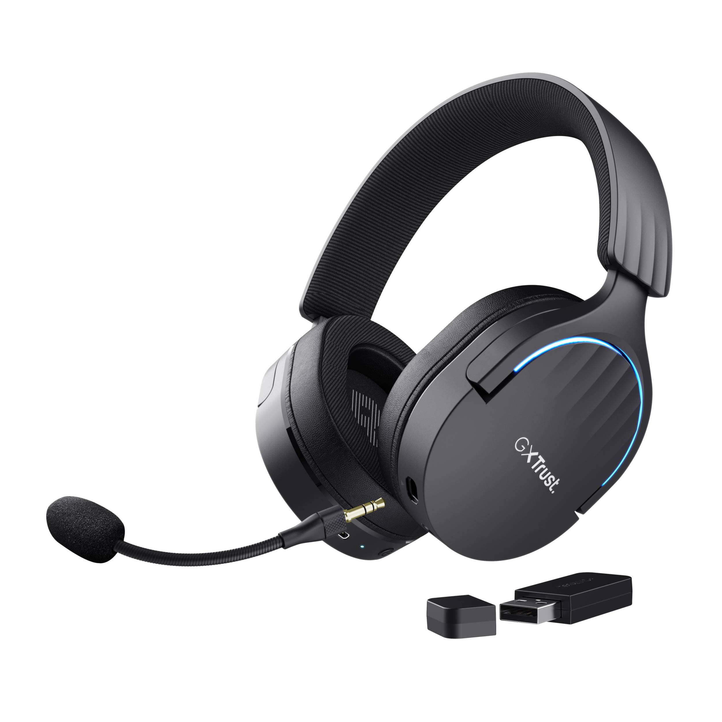 Rca Informatique - Image du produit : CASQUE GAMING SANS FIL FAYZO DUAL WIRELESS - BLACK