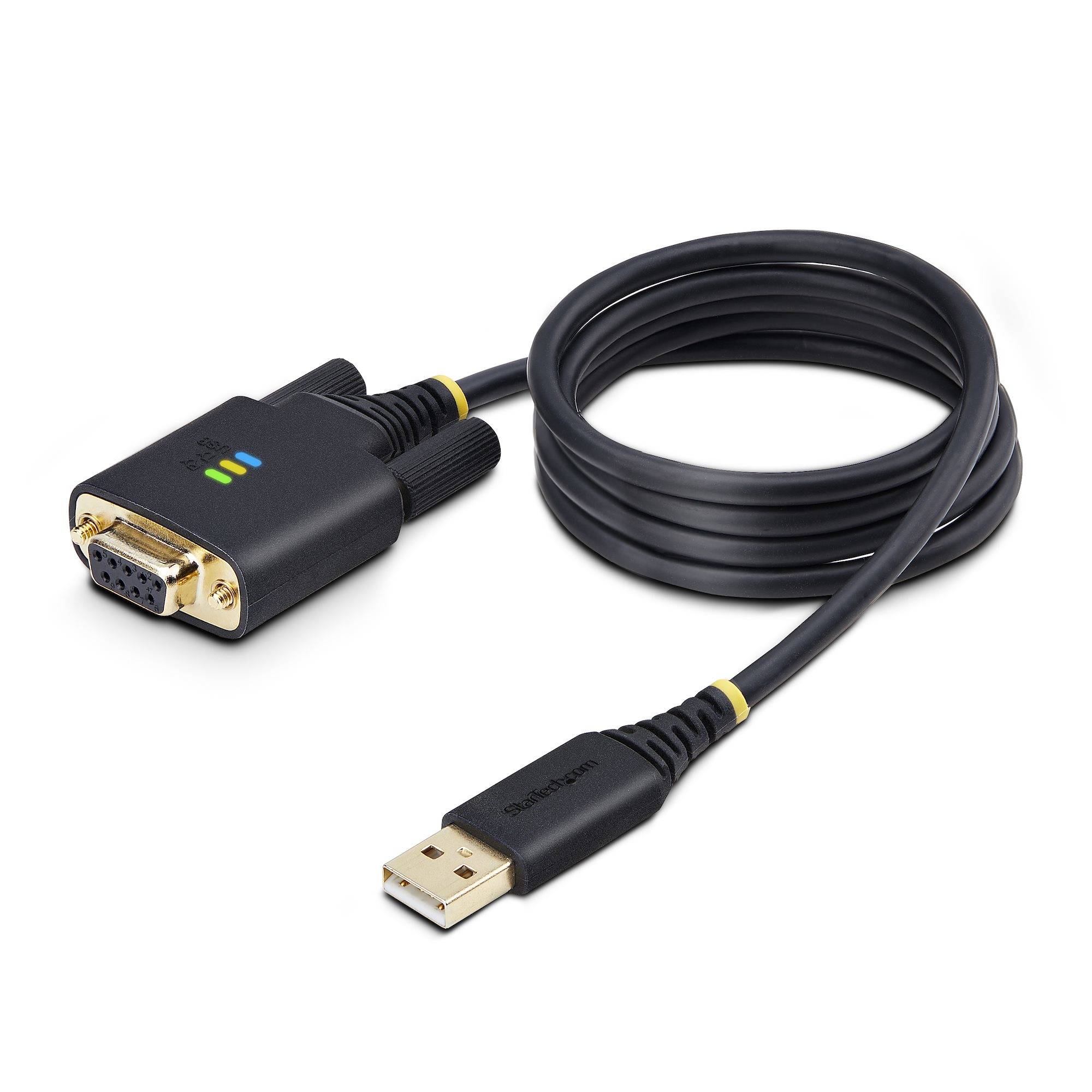 Rca Informatique - Image du produit : 3FT USB TO SERIAL DCE CABLE USB TO NULL MODEM SERIAL ADAPTER