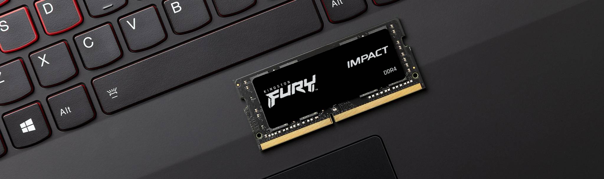 Rca Informatique - image du produit : 32GB DDR4-2666MHZ CL16 SODIMM (KIT OF 2) FURY IMPACT