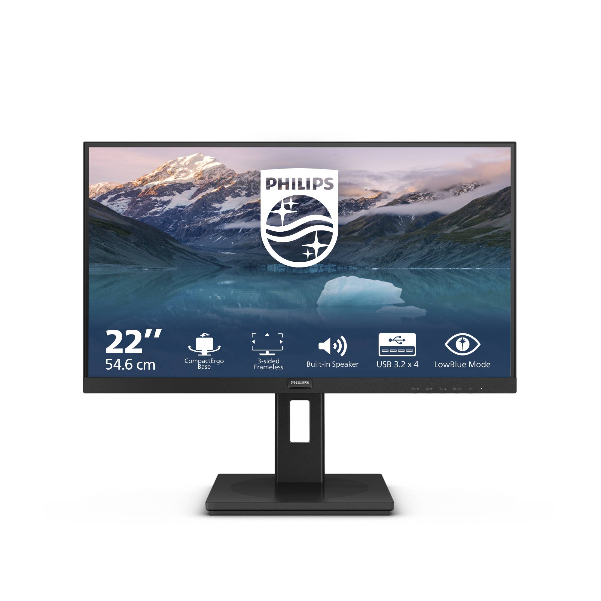 Rca Informatique - image du produit : 222S9JML 21.5IN VA FHD 250CD/HDMI/DP/USB-B/4USB/HAS