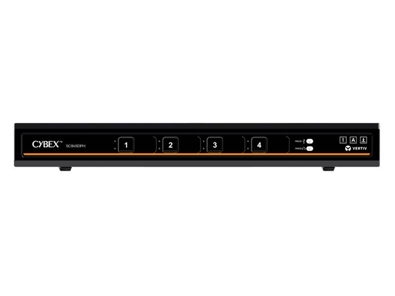 Rca Informatique - Image du produit : CYBEX SC UNIVERSAL DP/H SECURE KVM SWITCH 4-PORT DUAL DISPLAY P