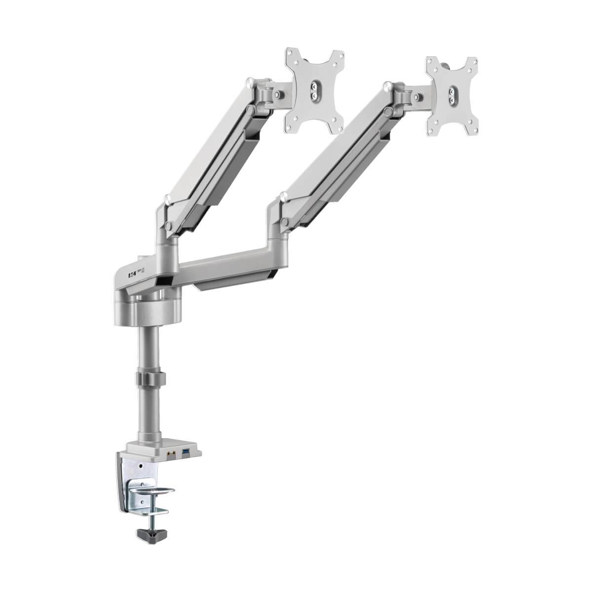 Rca Informatique - image du produit : DUAL-DISPLAY FLEX-ARM MOUNT 13I MONITORS CLAMP OR GROMMET USB AU