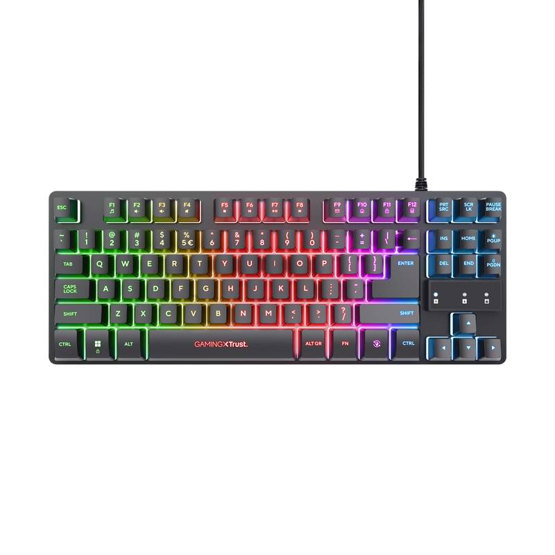 Rca Informatique - image du produit : THADO TKL ILLUMINATED GAMING KEYBOARD GXT833 BQ 2