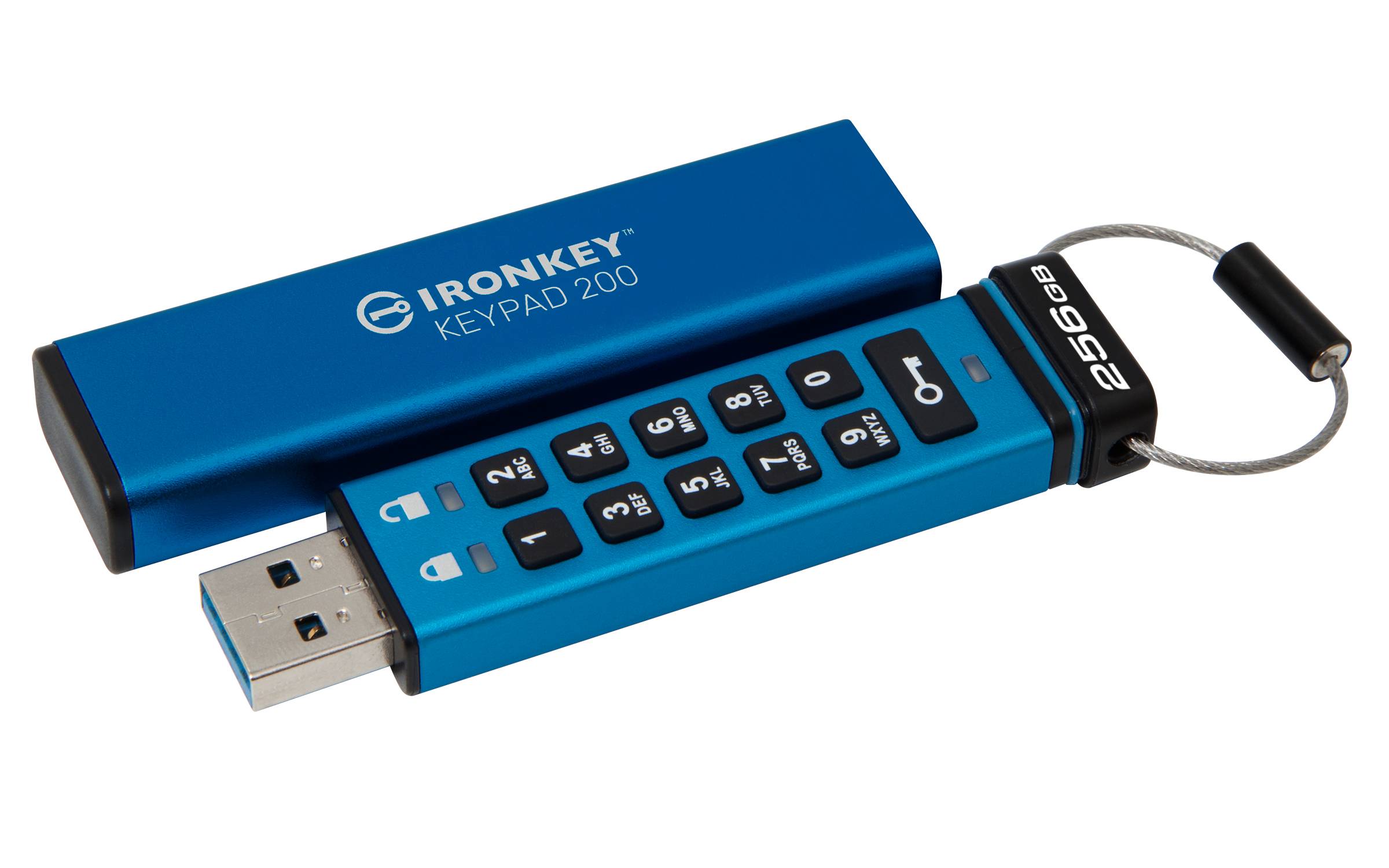 Rca Informatique - image du produit : 256GB IRONKEY KEYPAD200 AES-256 FIPS 140-3 LVL 3(PENDING) ENCRYP