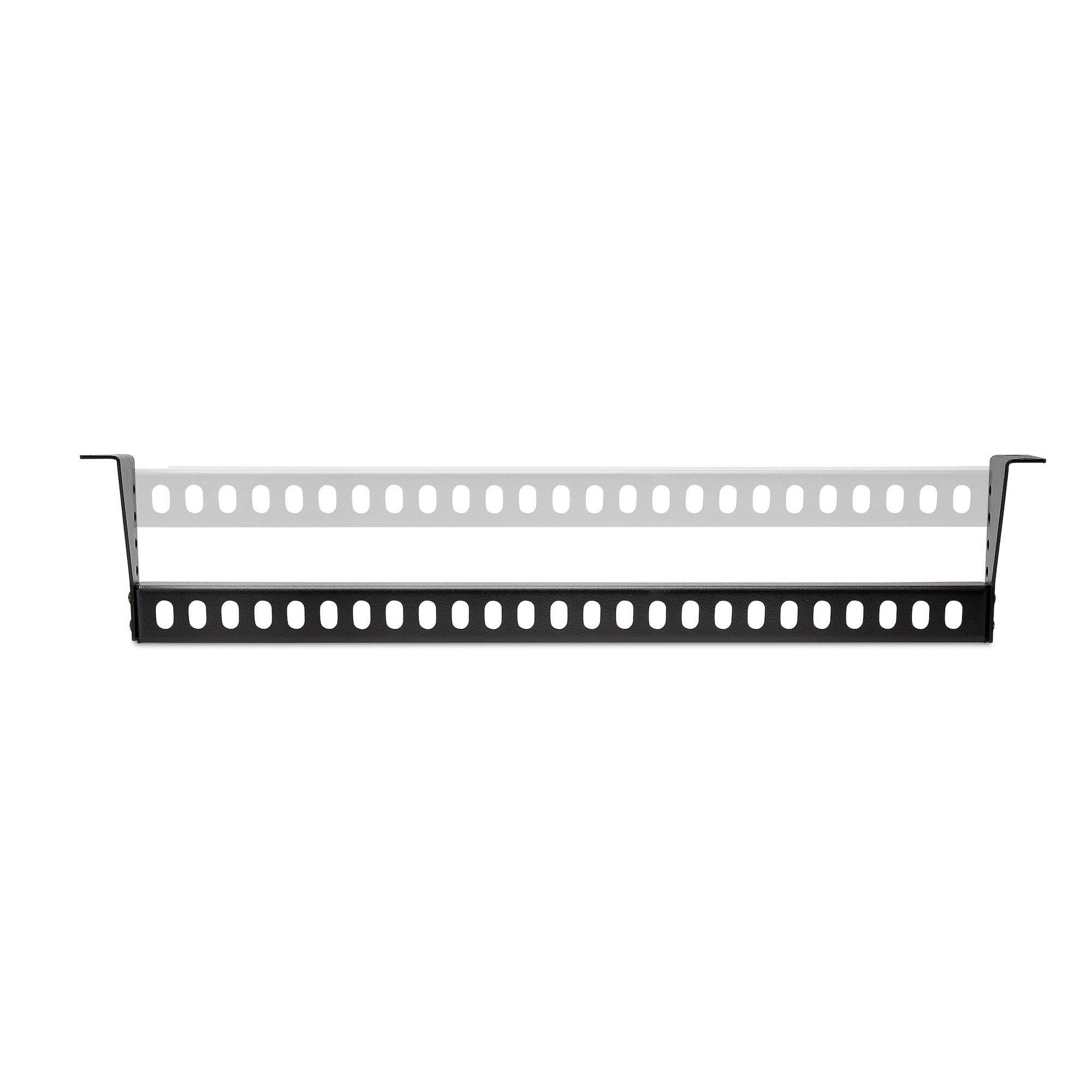 Rca Informatique - image du produit : 1U RACK CABLE MANAGEMENT BAR - LACING GUIDE BAR FOR PATCH PANEL