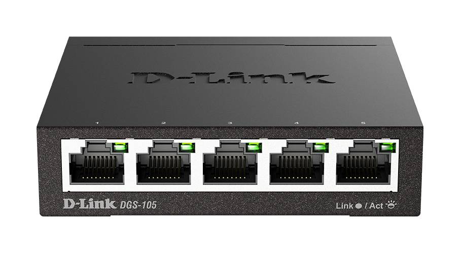 Rca Informatique - Image du produit : 5-PORT 10/100/1000 GIGABIT METAL HOUSING DESKTOP SWITCH