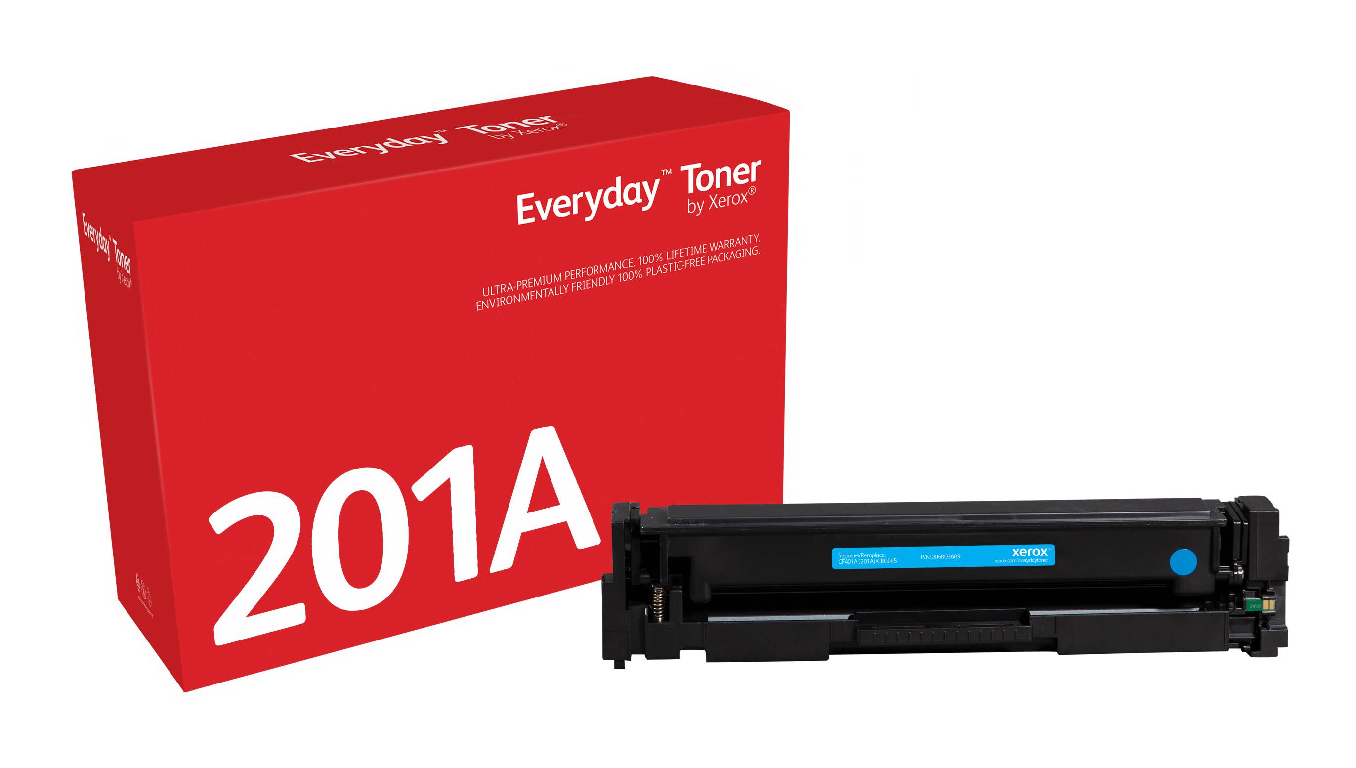 Rca Informatique - Image du produit : CYAN TONER CARTRIDGE EQUIVALENT TO HP 201A FOR COLOR LASERJET