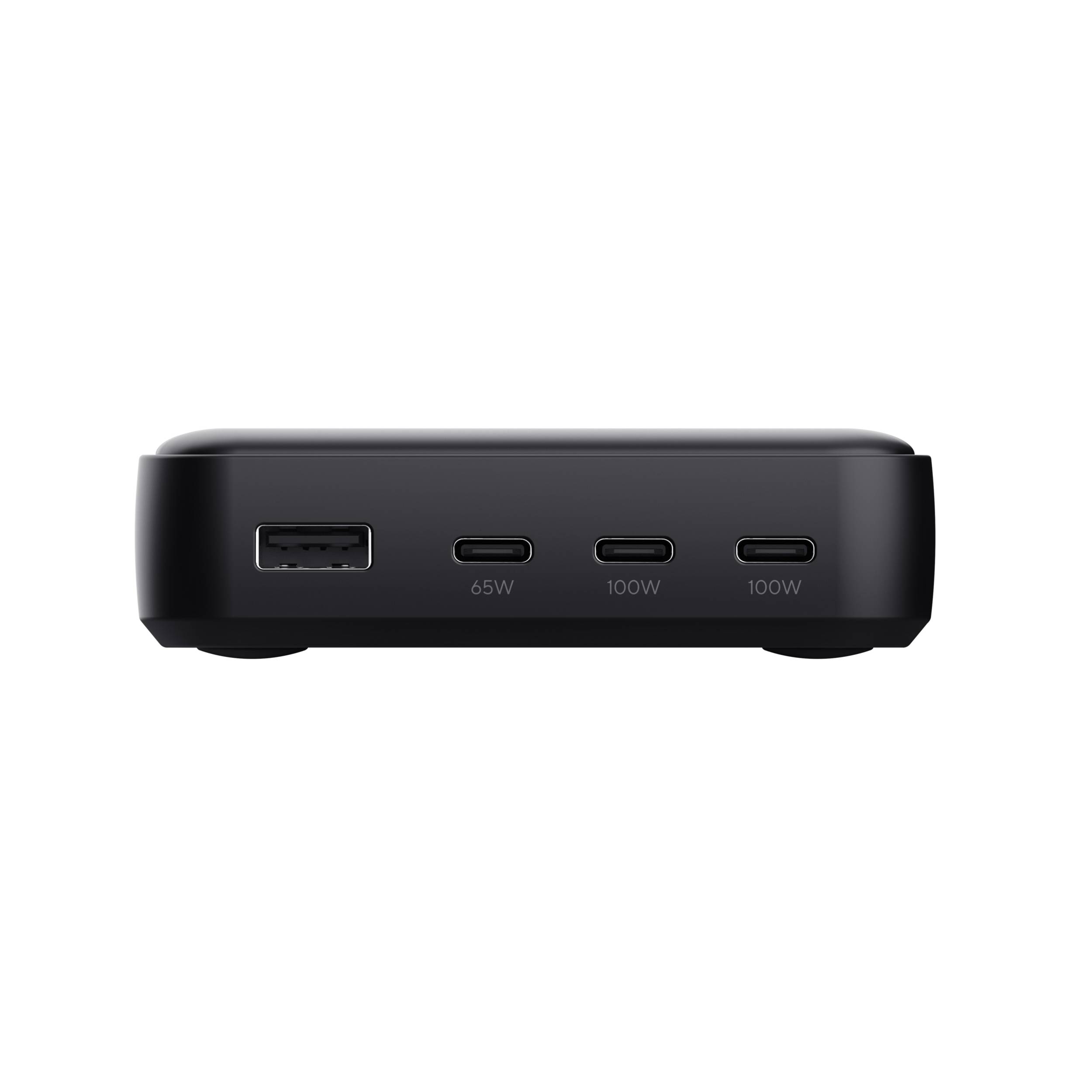 Rca Informatique - image du produit : CHARGEUR DE BUREAU UNIVERSEL MAXO USB-C 100W 4 PORTS NOIRE