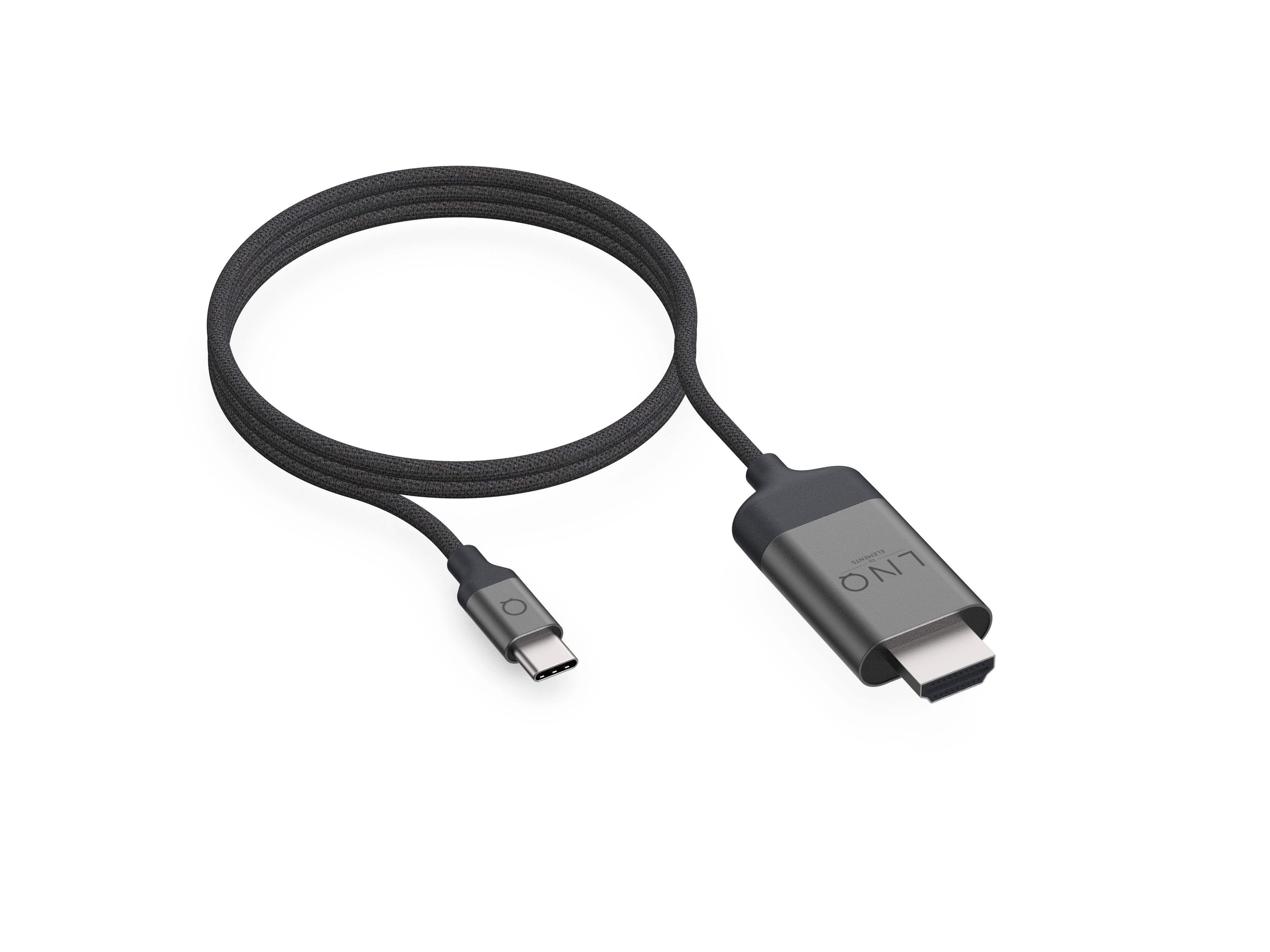 Rca Informatique - image du produit : USB-C TO HDMI 4K 2M CABLE LINQ - GREY